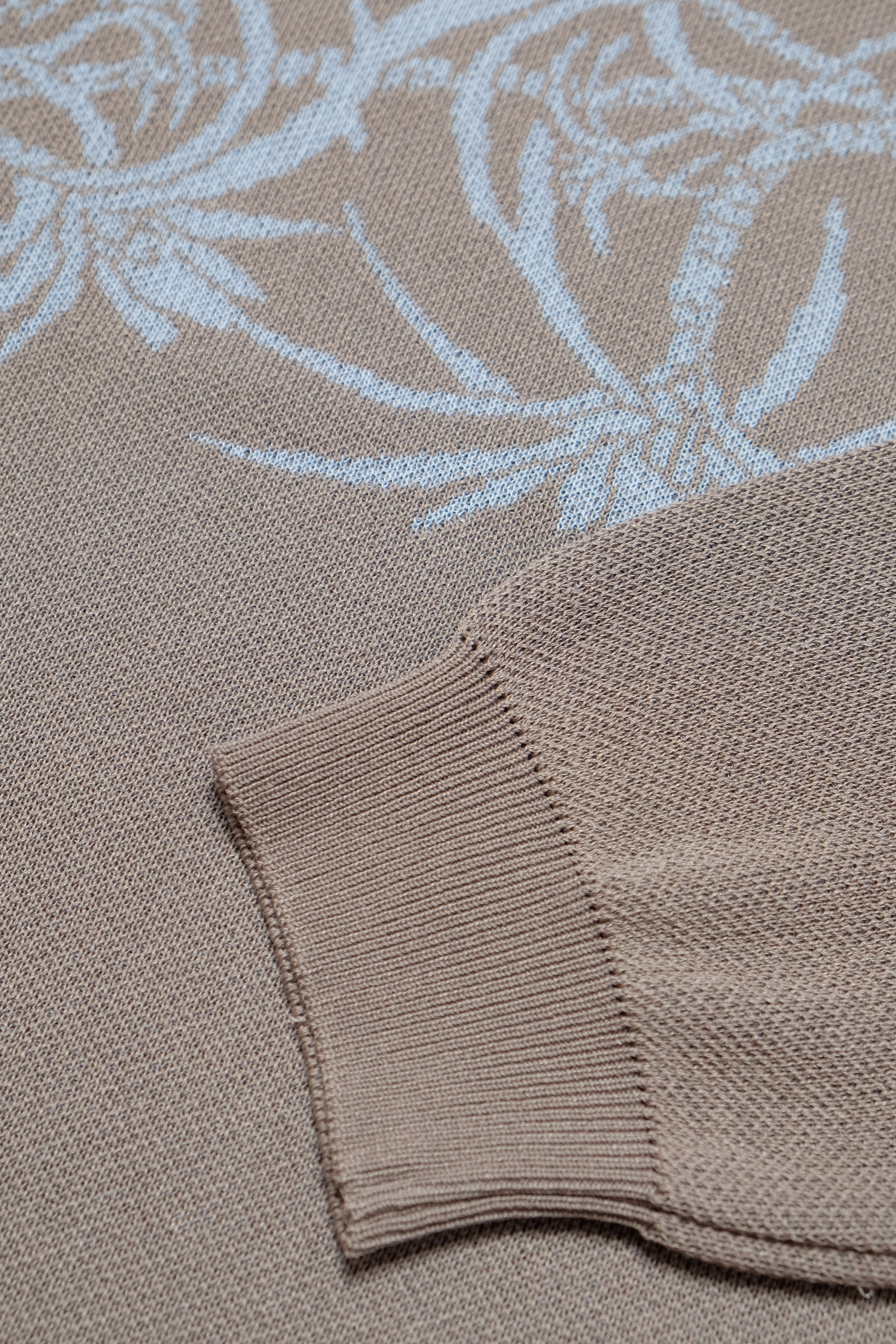Salvage Public x Sig Zane - Jacquard Crewneck - Greige