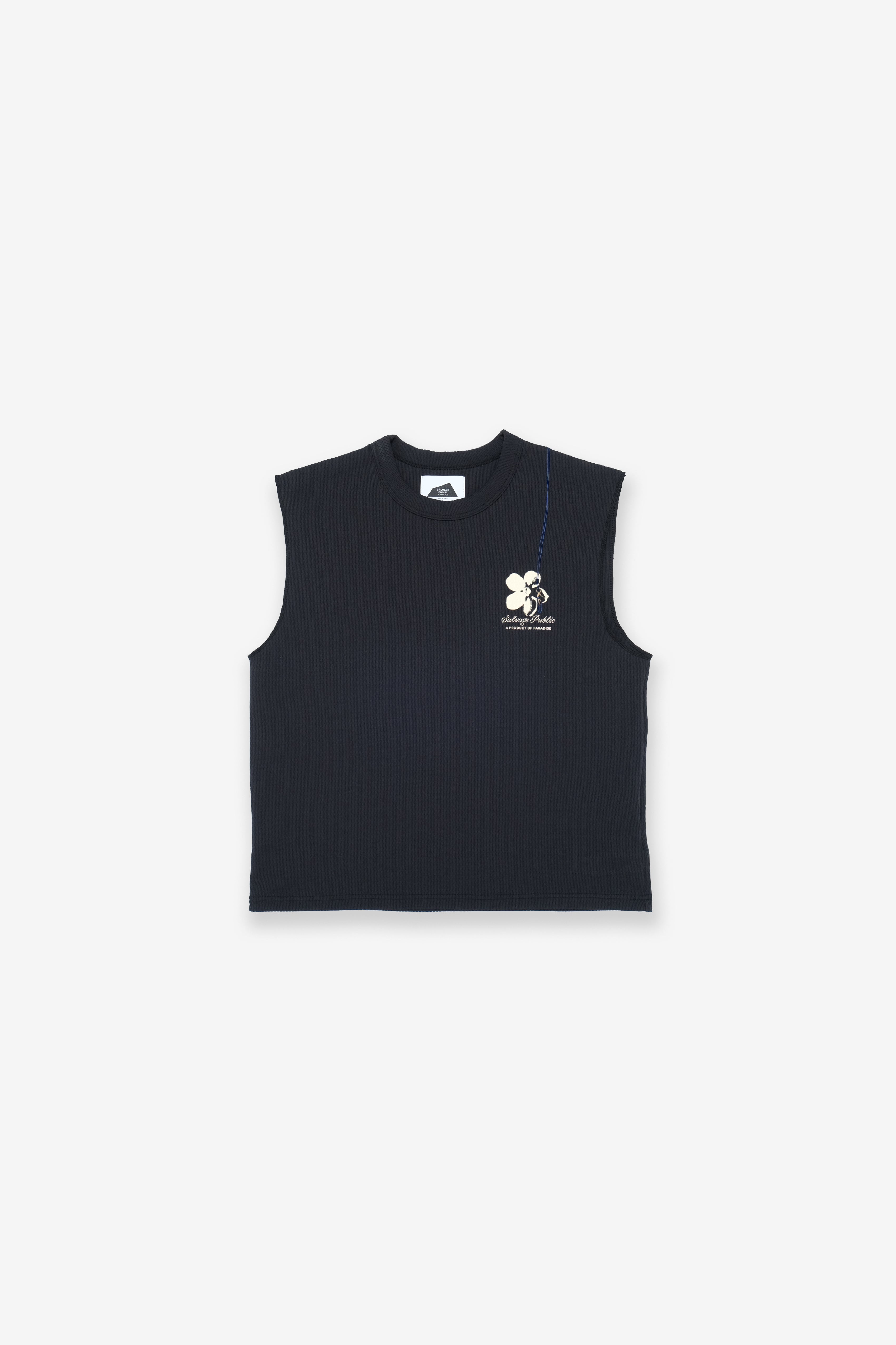 Honeycomb UPF Sleeveless - Pua Surfer - Black