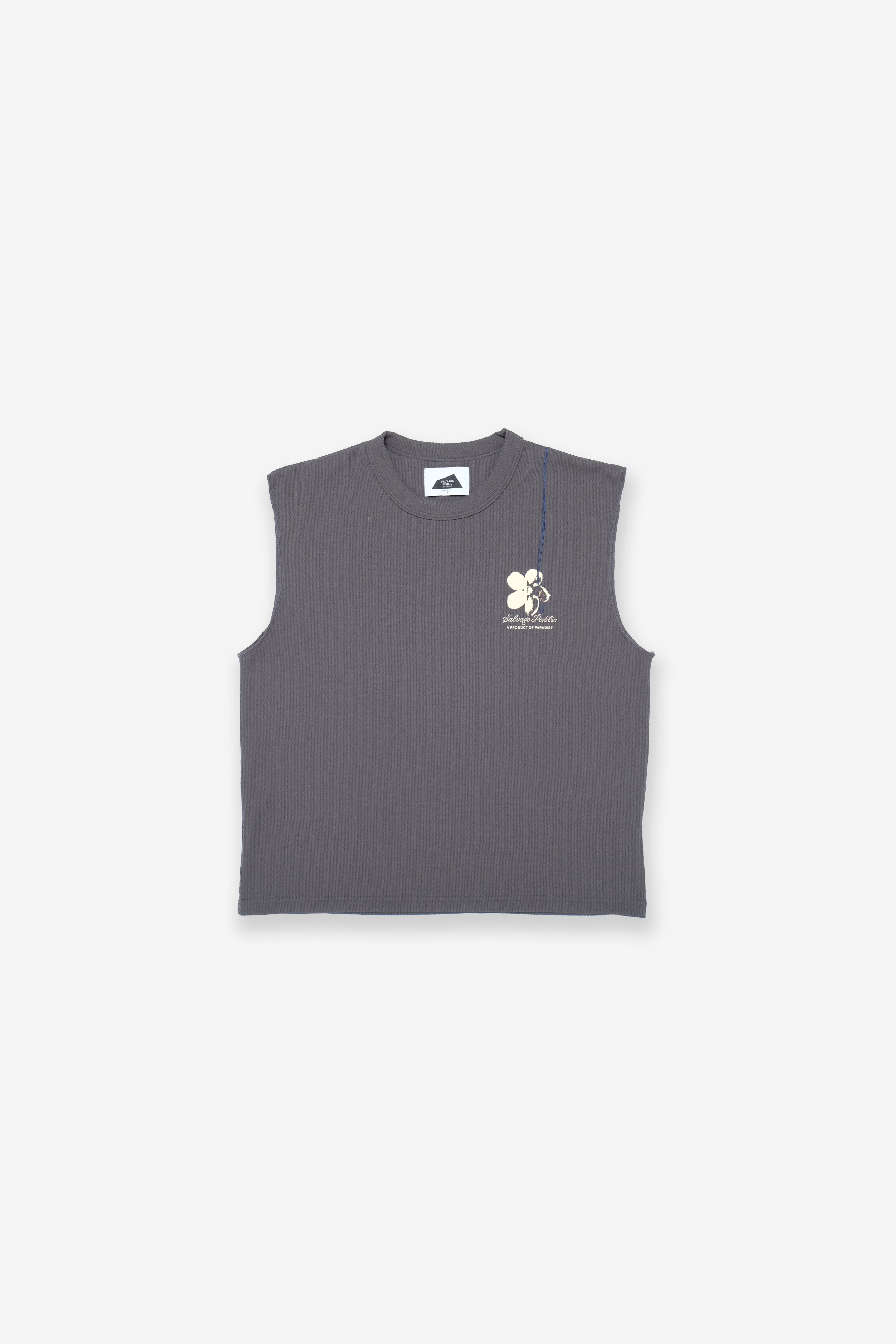 Honeycomb UPF Sleeveless - Pua Surfer - Charcoal