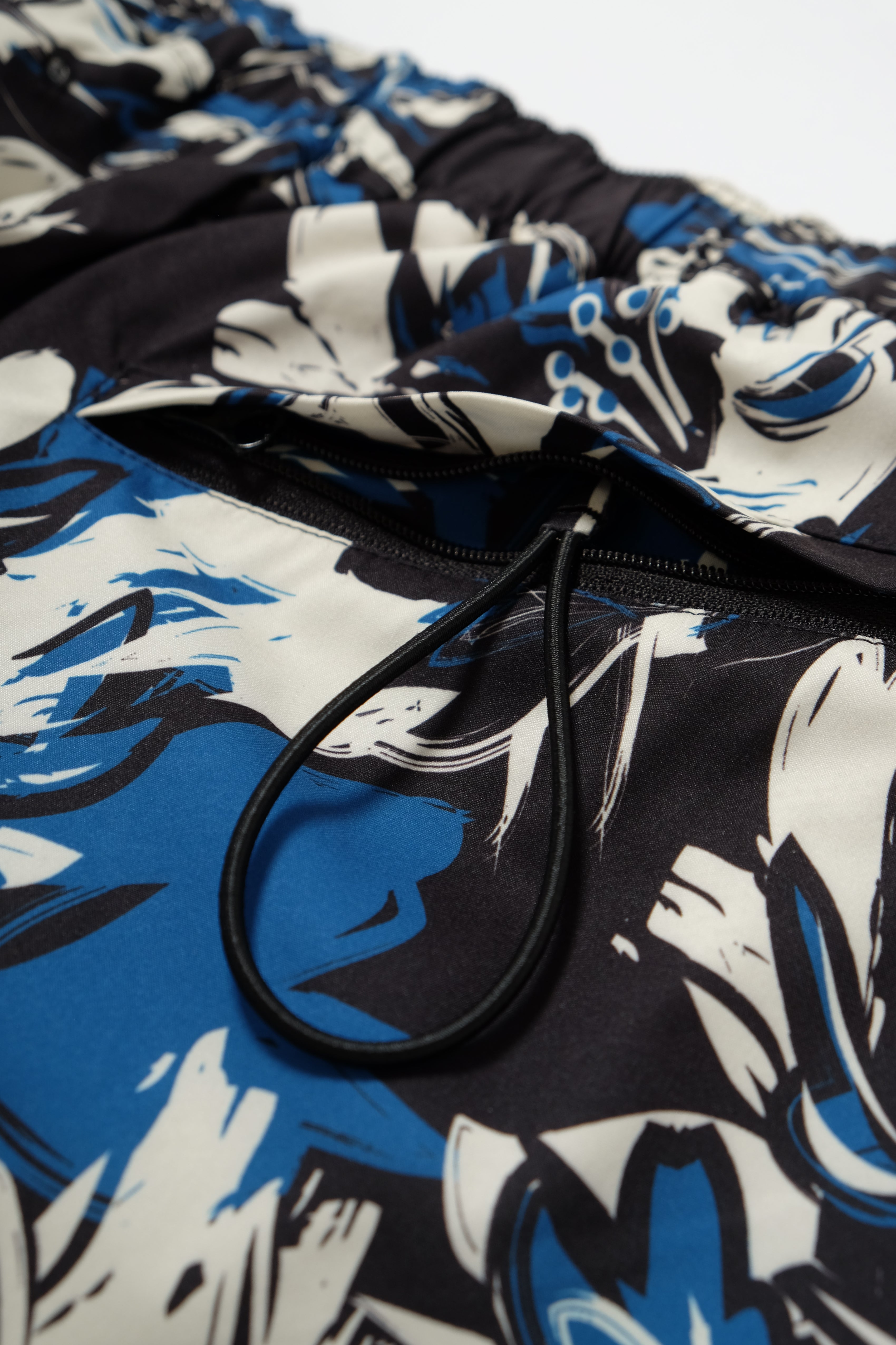 Swim Shorts - Hibiscus Camo - Blue