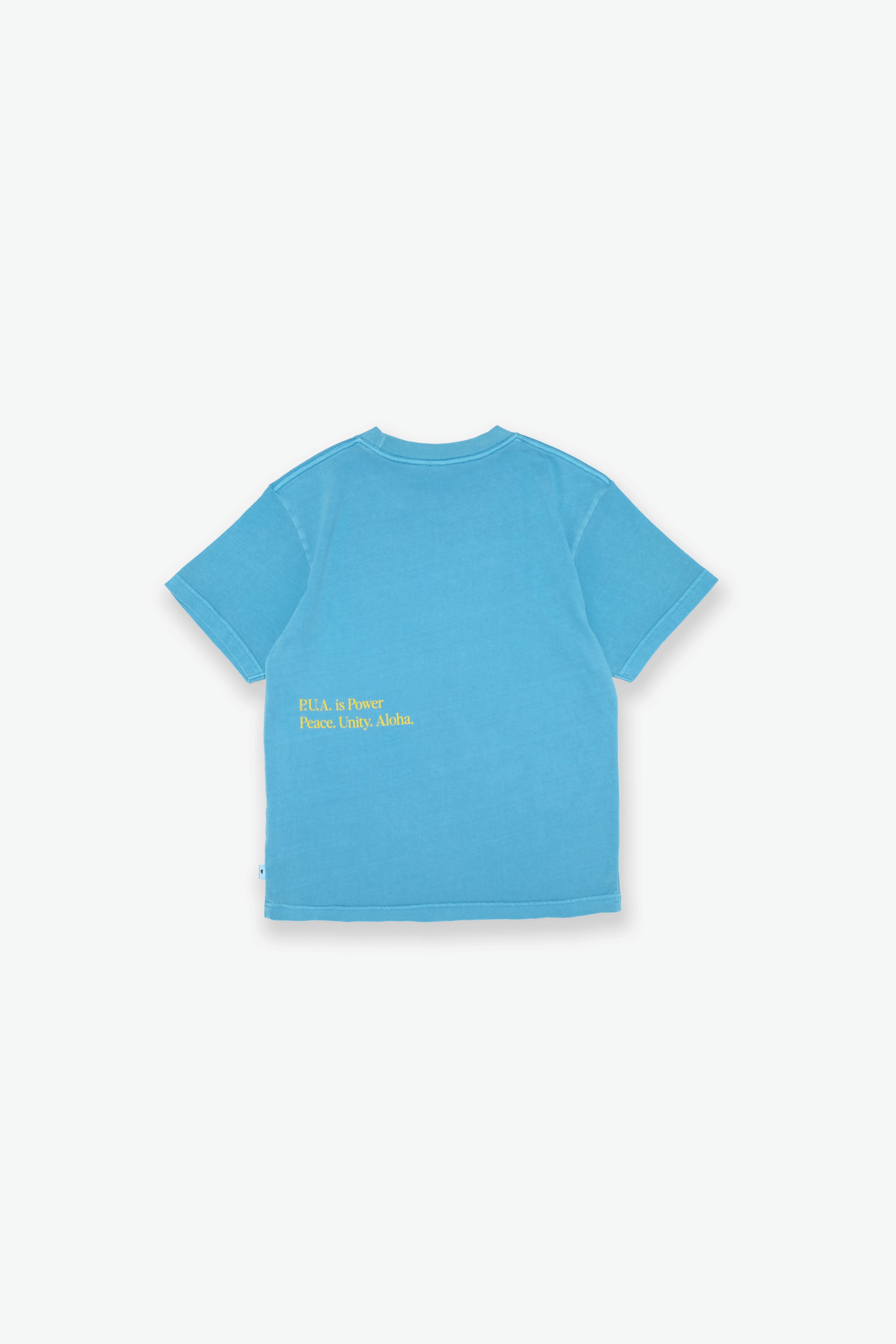 T-Shirt - P.U.A. is Power - Maui Blue