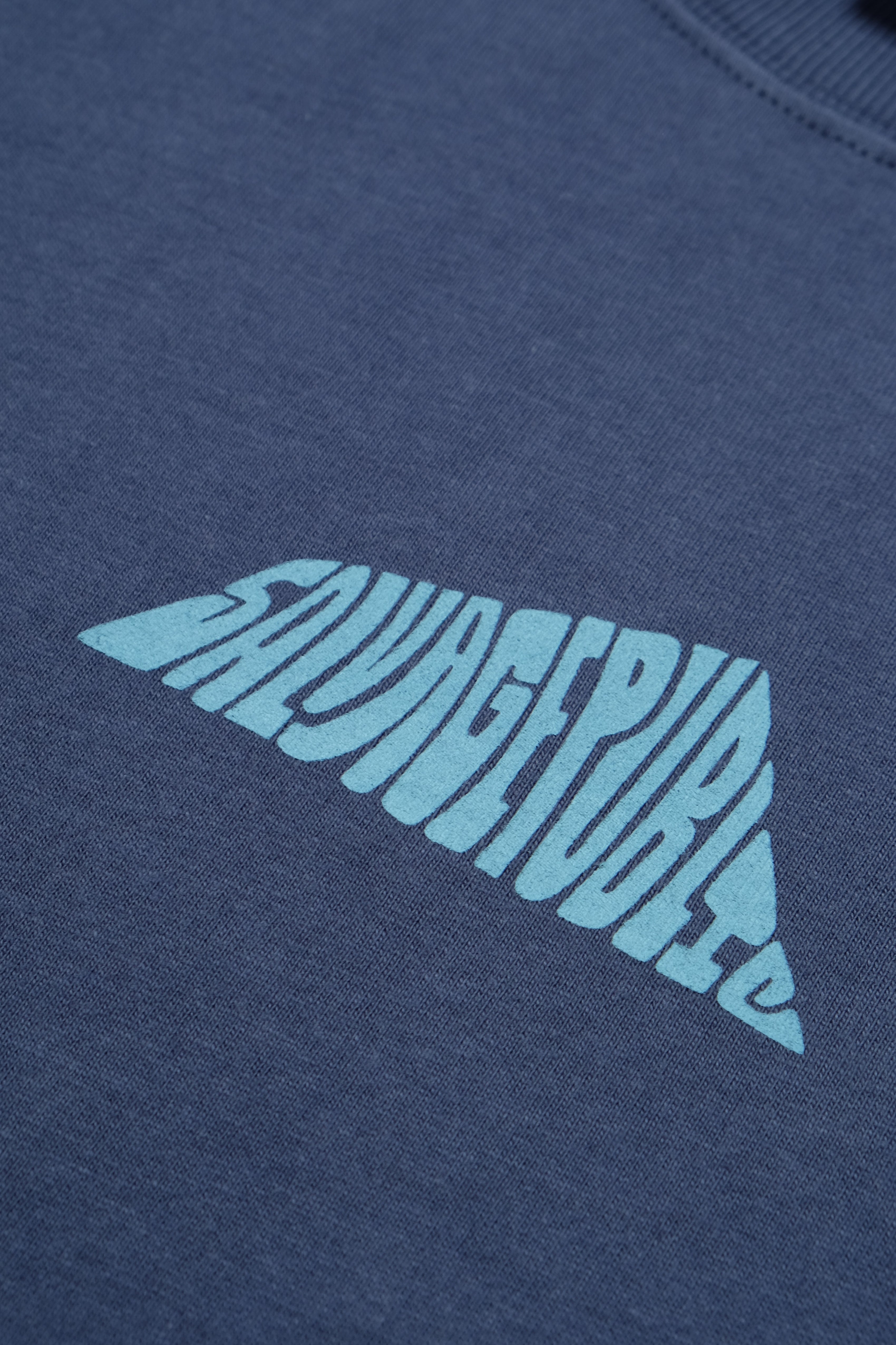 T-Shirt - Hand-Drawn - Denim Blue