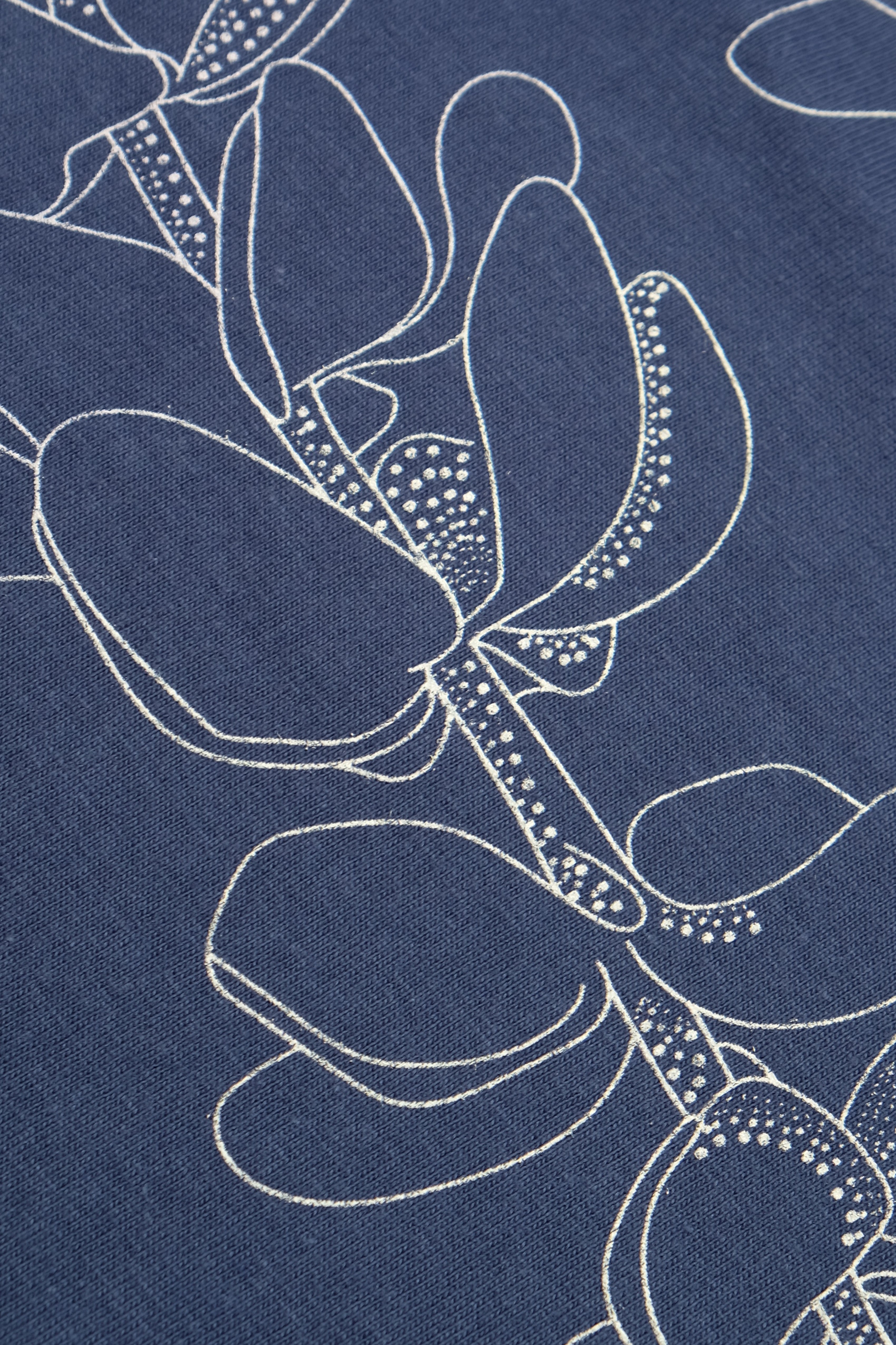 T-Shirt - Double Lei - Denim Blue