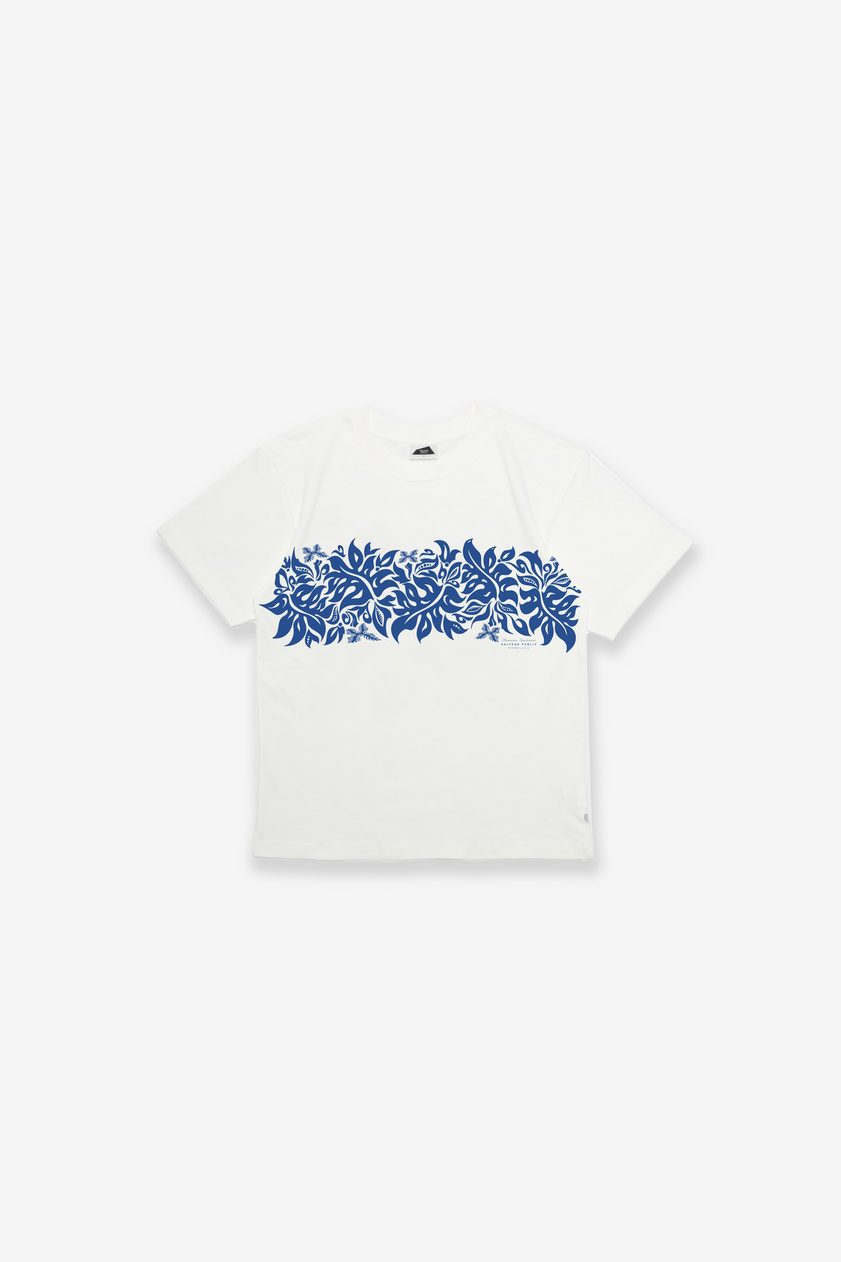 T-Shirt - Laua'e Border - White