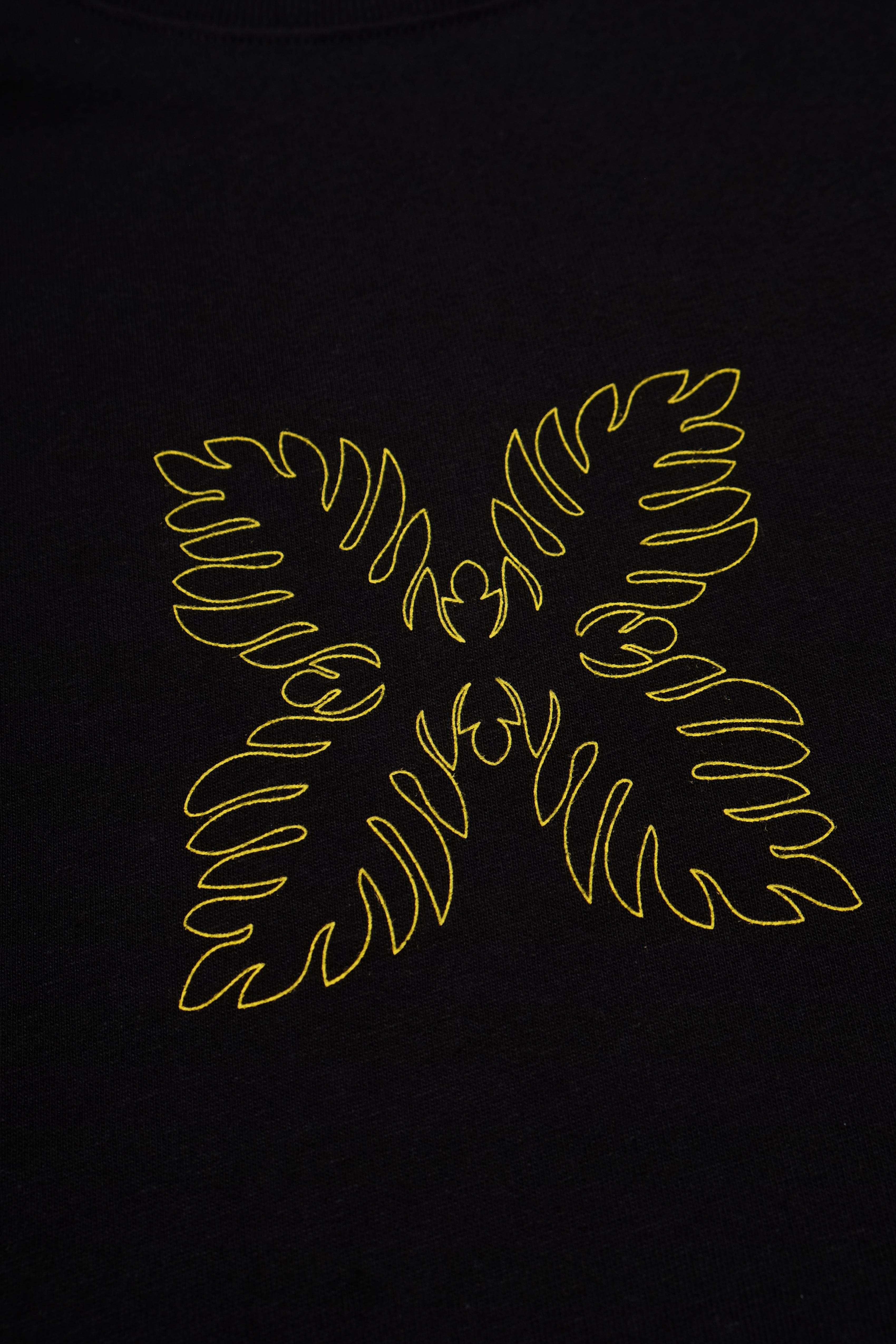 T-Shirt - Hawaiian Quilting - Black