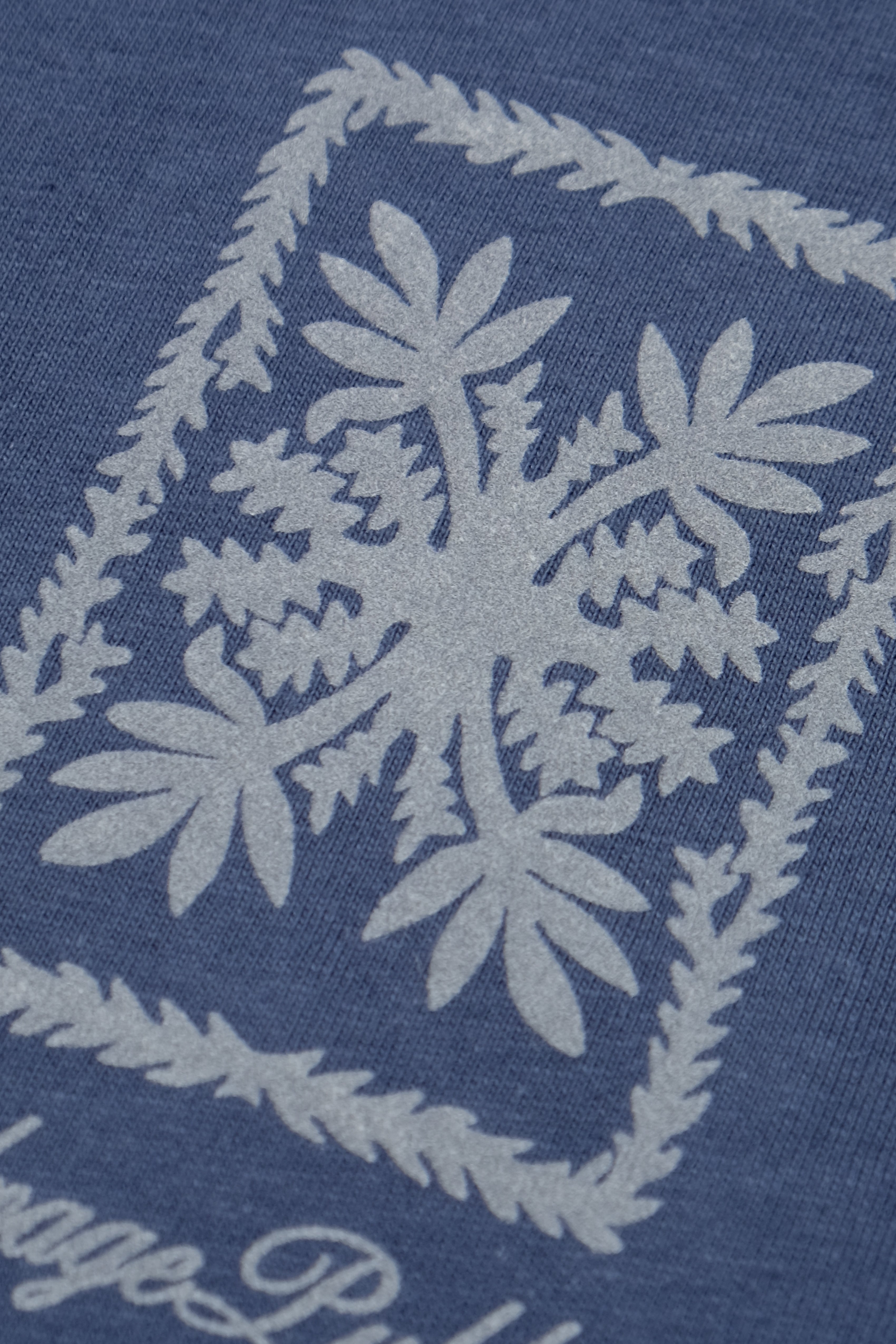 T-Shirt - Ti Leaf - Denim Blue