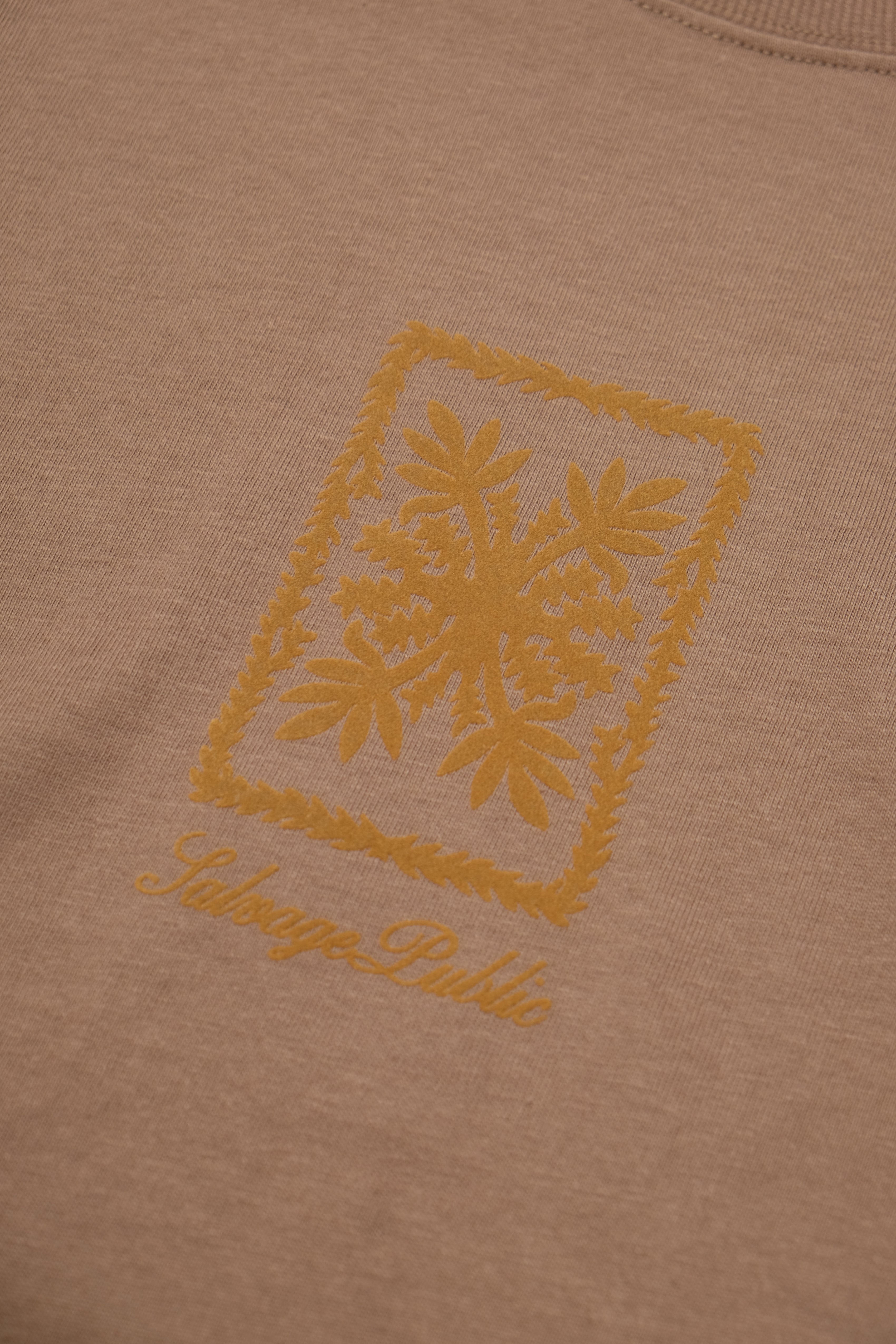 T-Shirt - Ti Leaf - Shiitake Brown