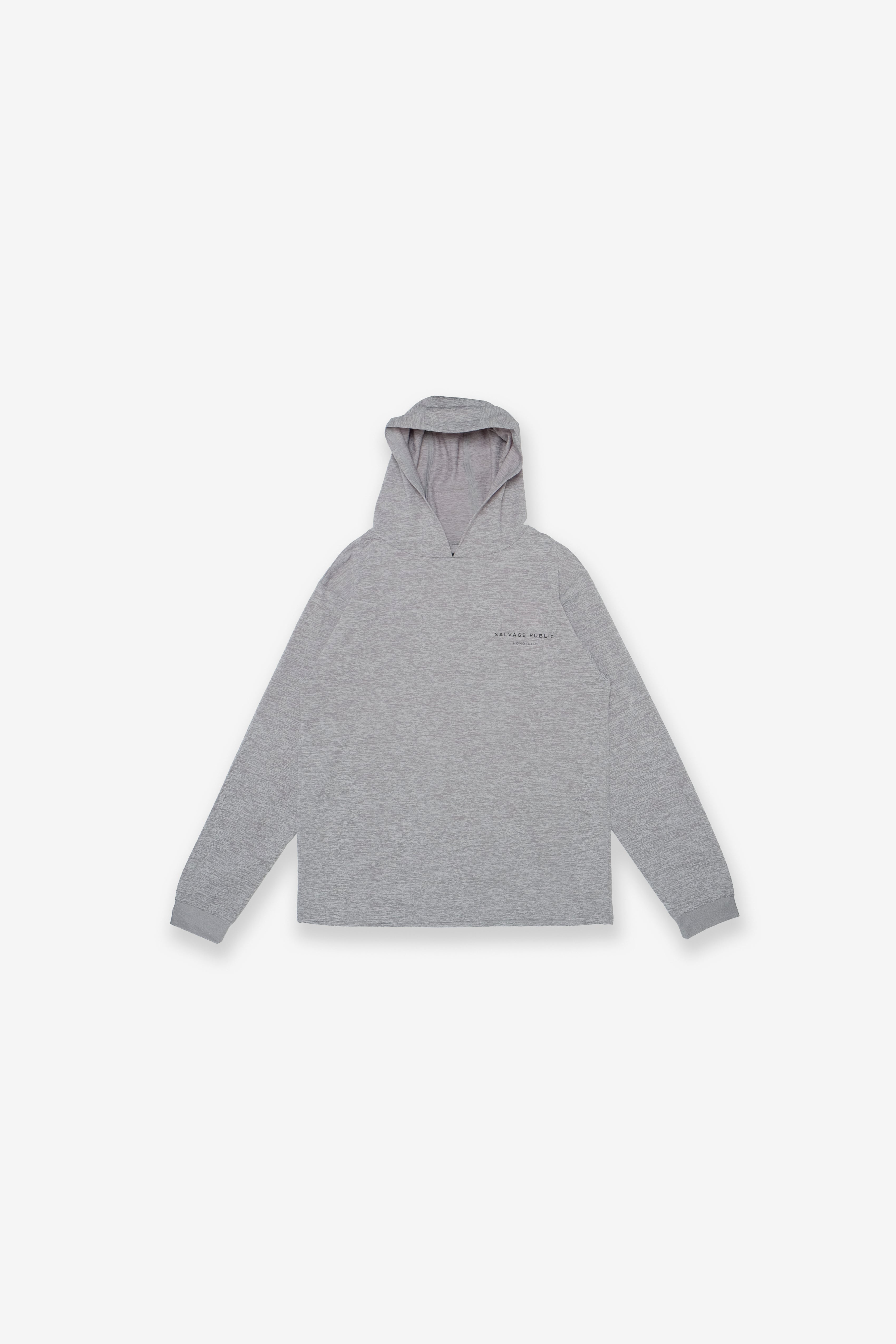 UPF Hooded Longsleeve -Team Logo - Gray