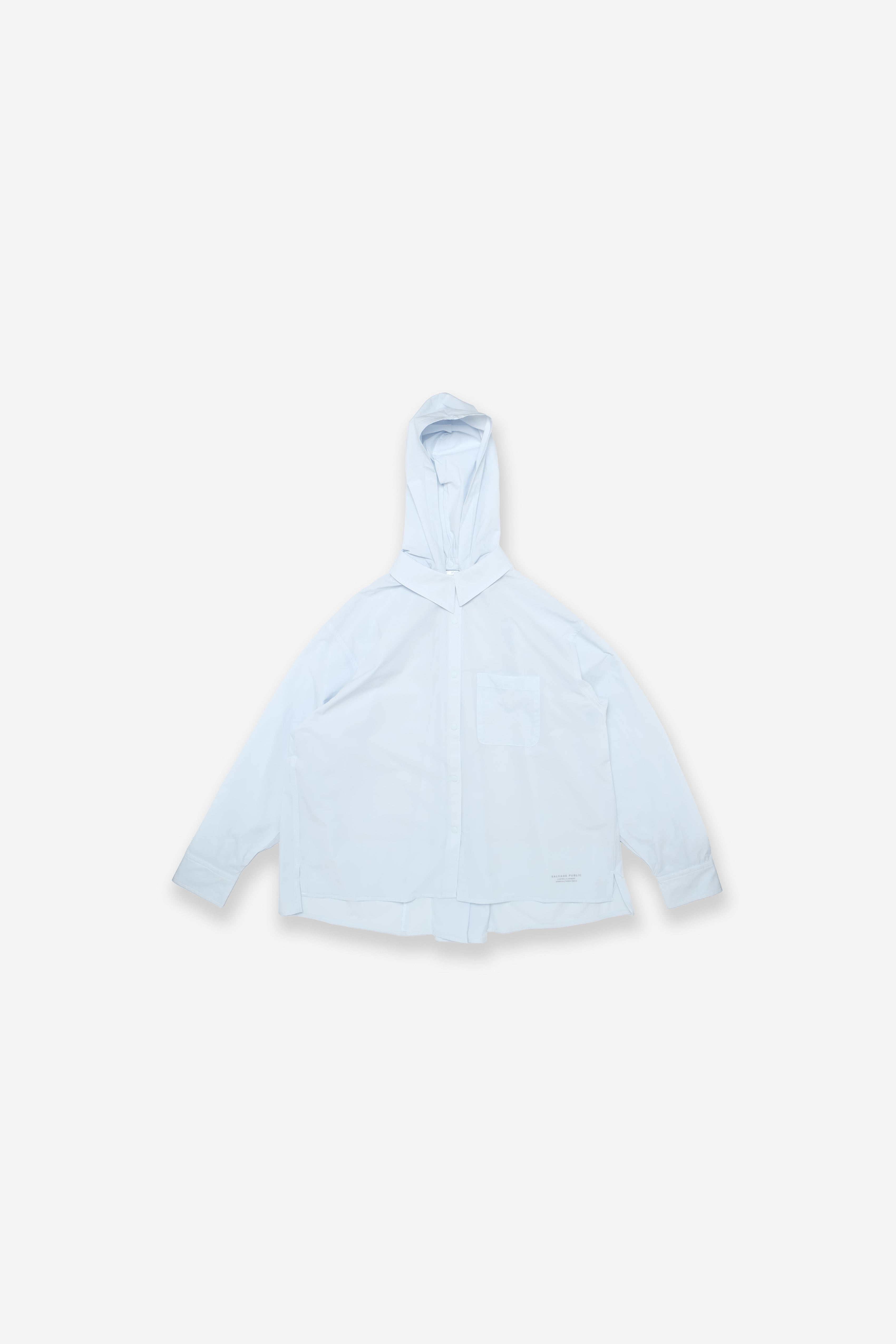Womenʻs UPF Hooded Shirt - Blue