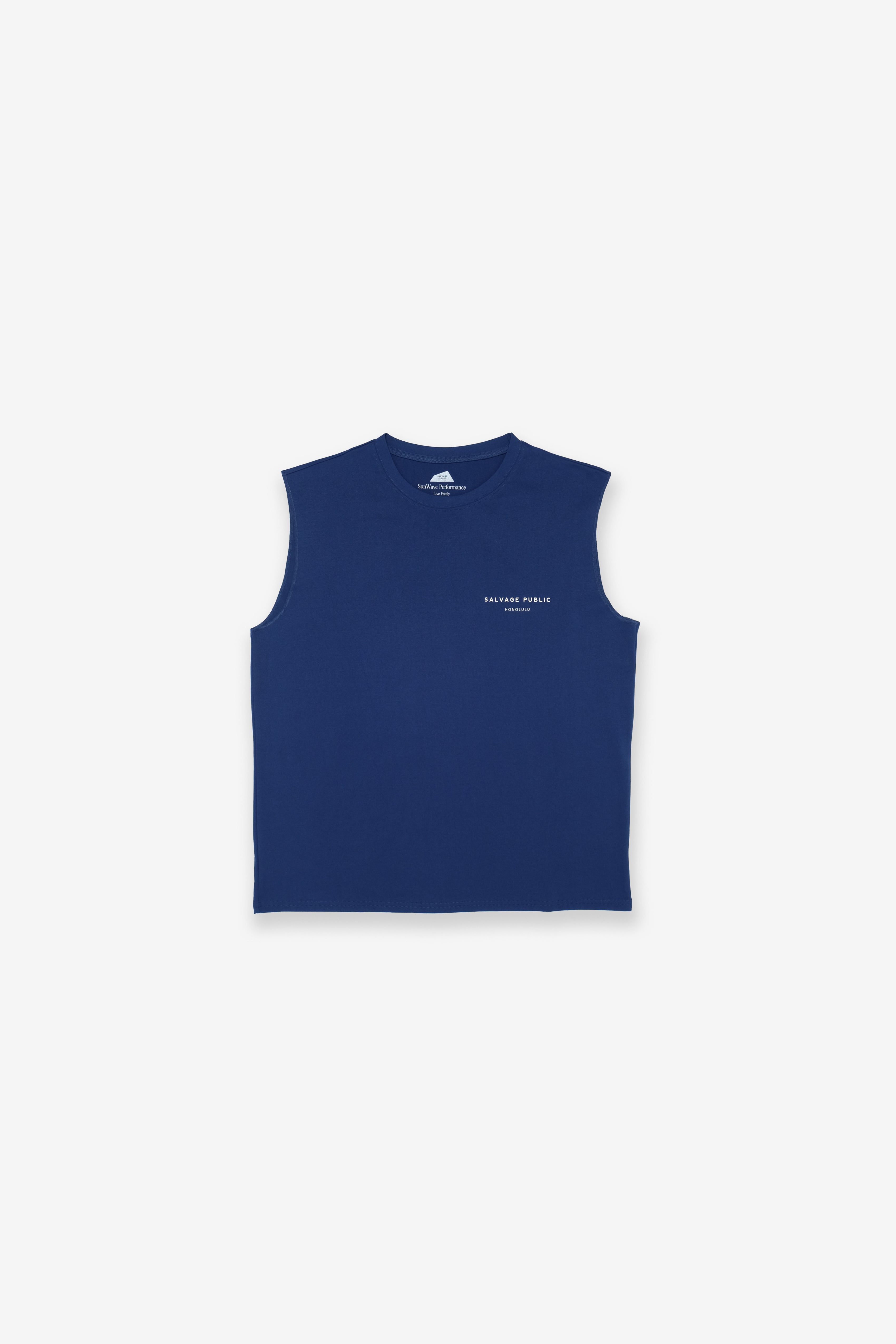UPF Sleeveless - Team Logo - Navy