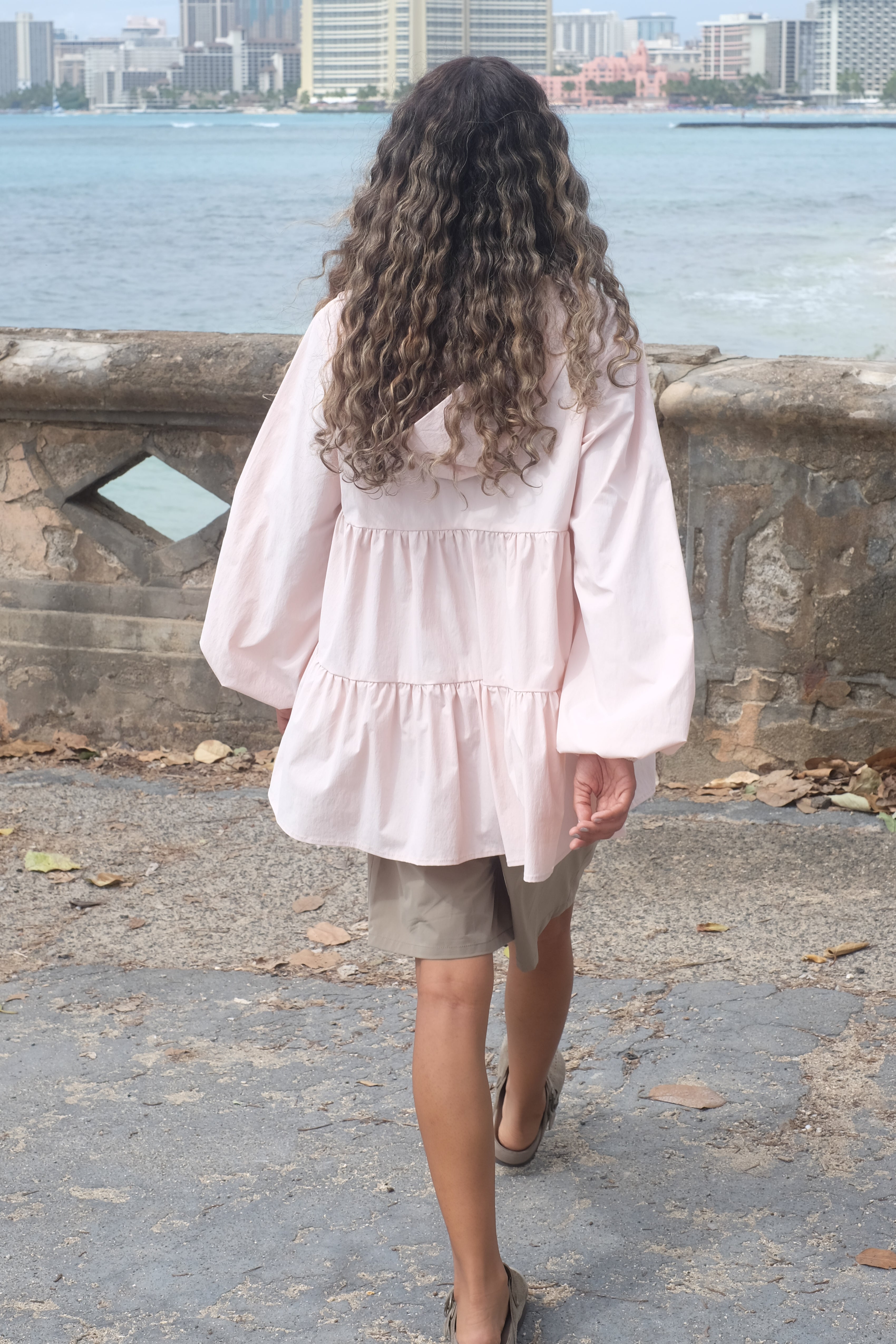 Women's UPF Zip Parka - Pink
