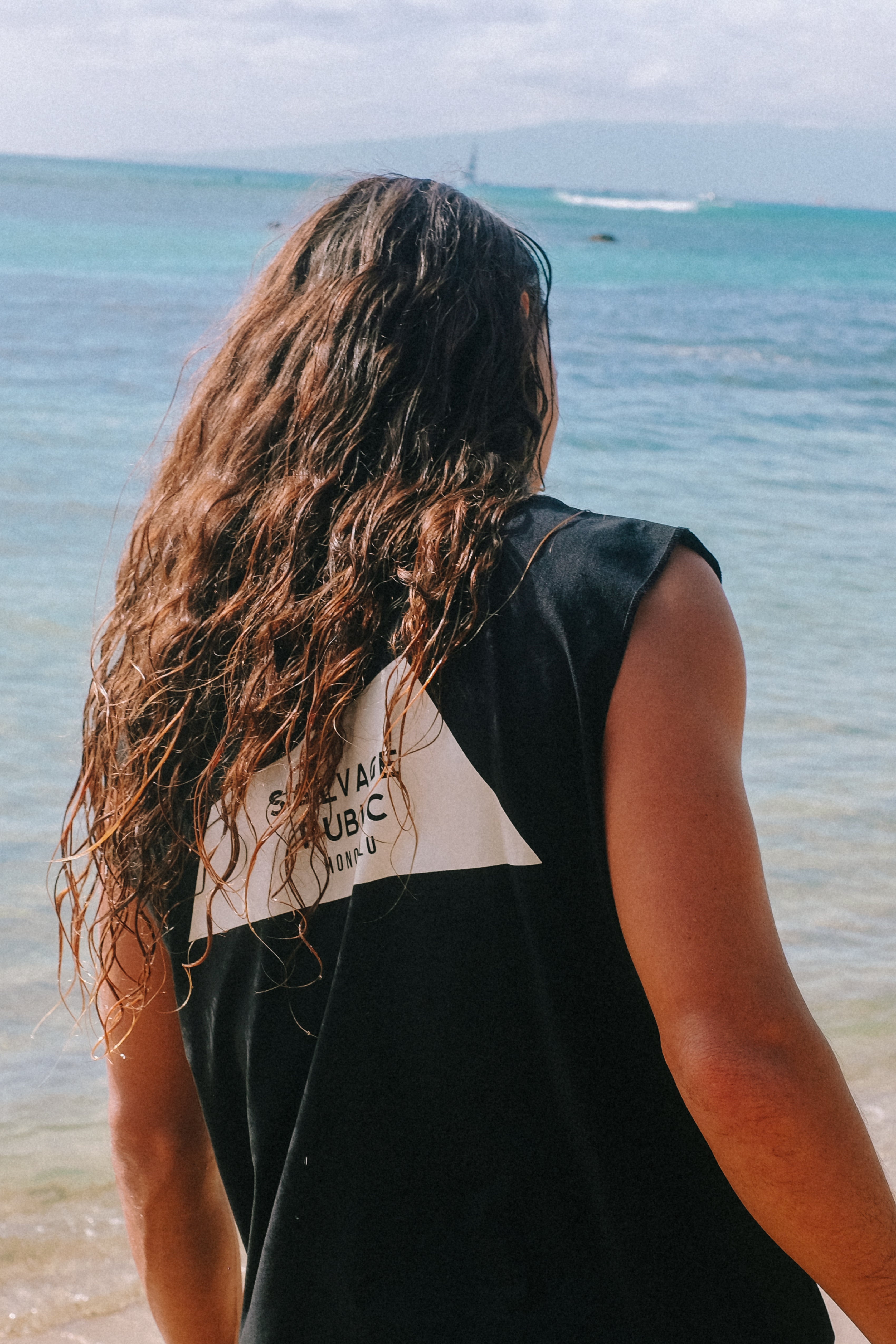 UPF Sleeveless - Team Logo - Navy