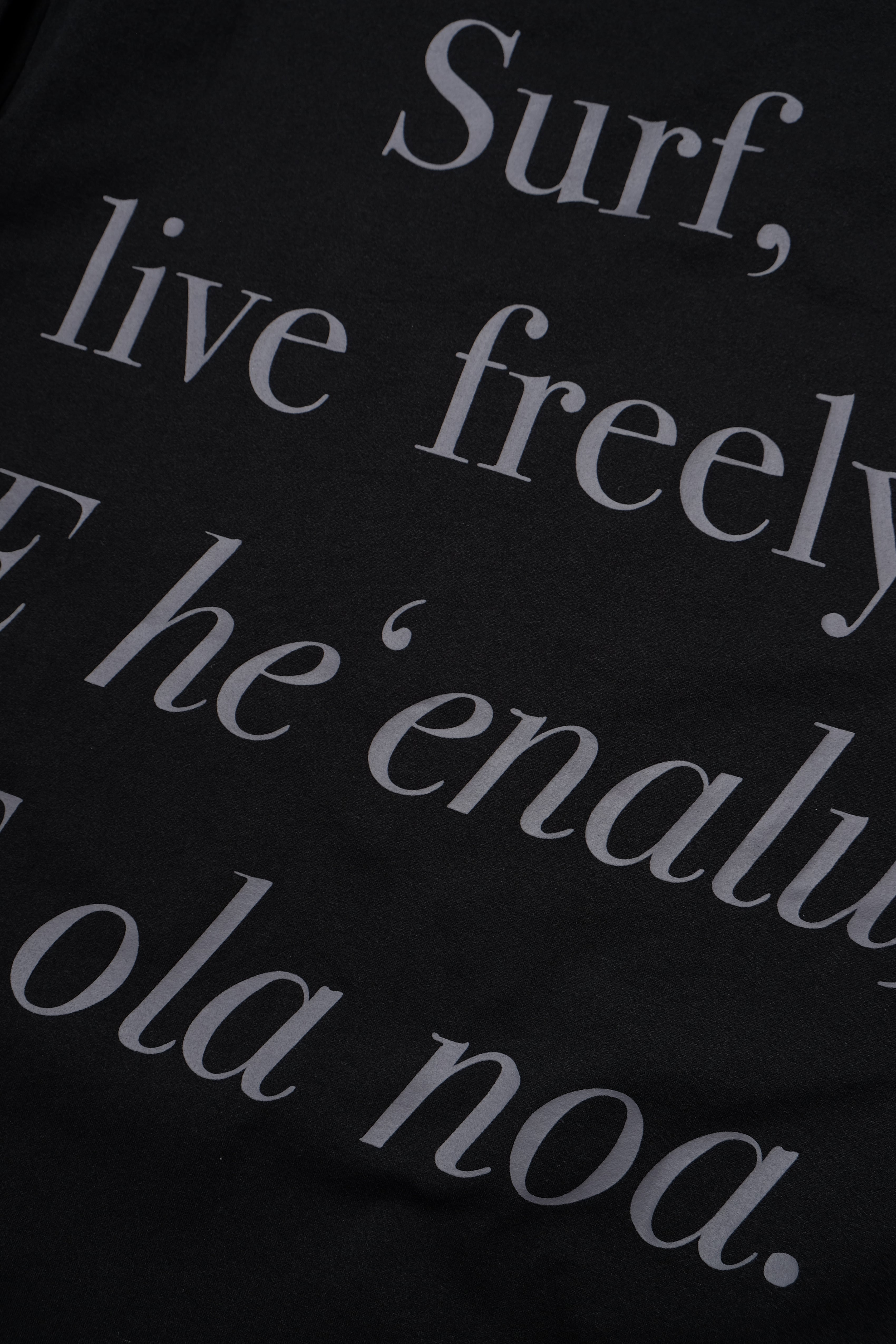 UPF Long Sleeve T-Shirt - Live Freely - Black