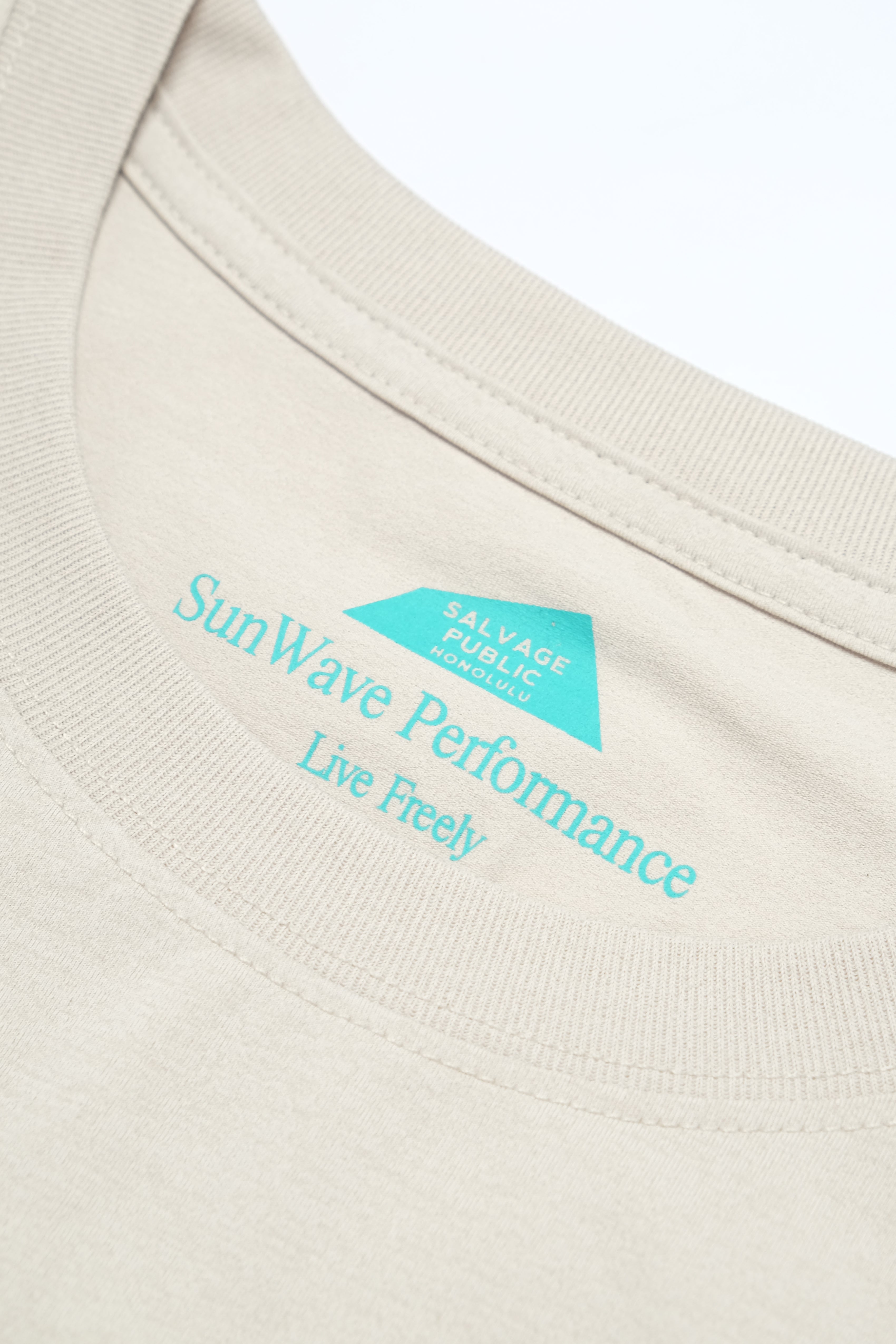 UPF T-Shirt - Live Freely - Sand - Shigira Resort