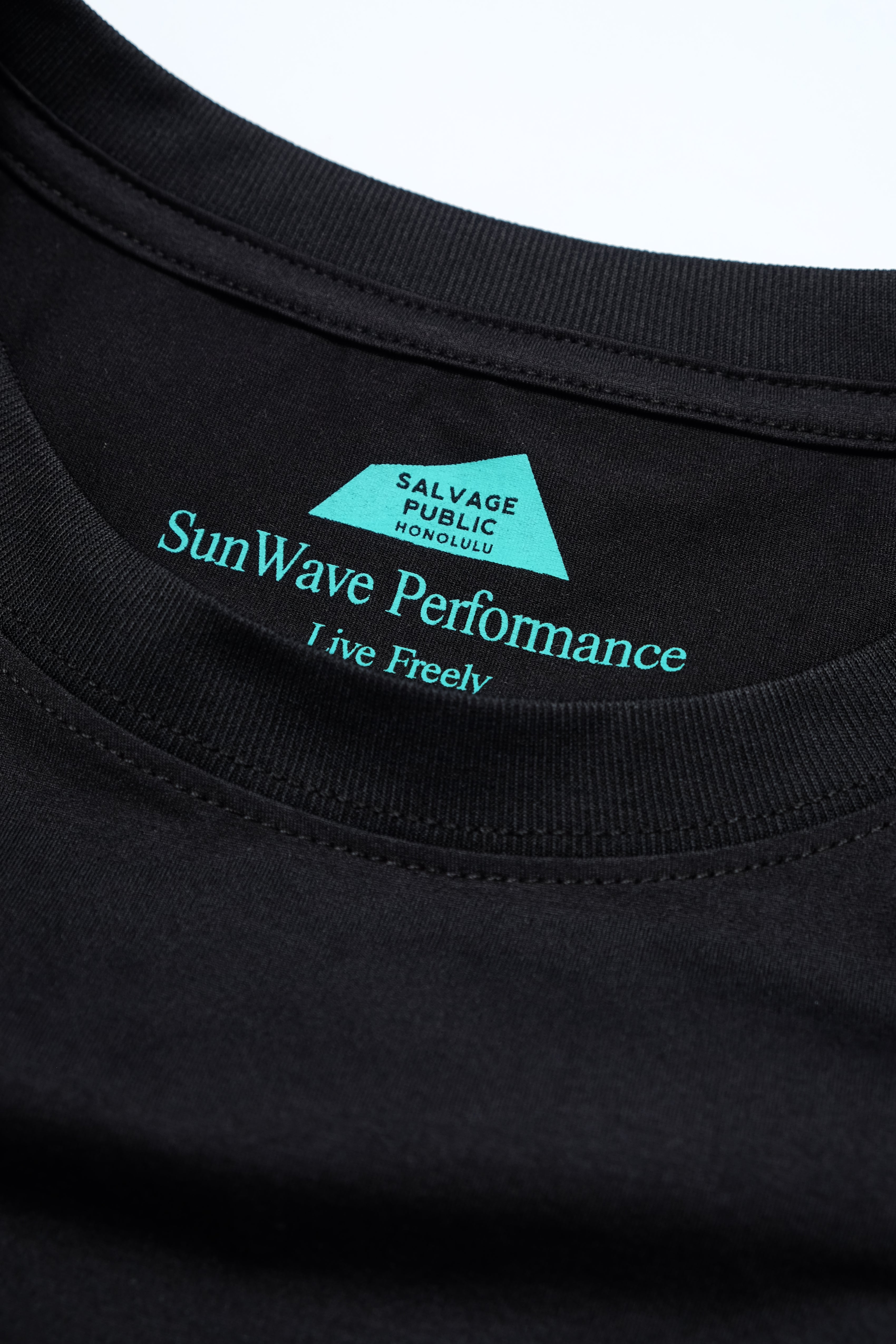 UPF T-Shirt - Live Freely - Black - Shigira Resort