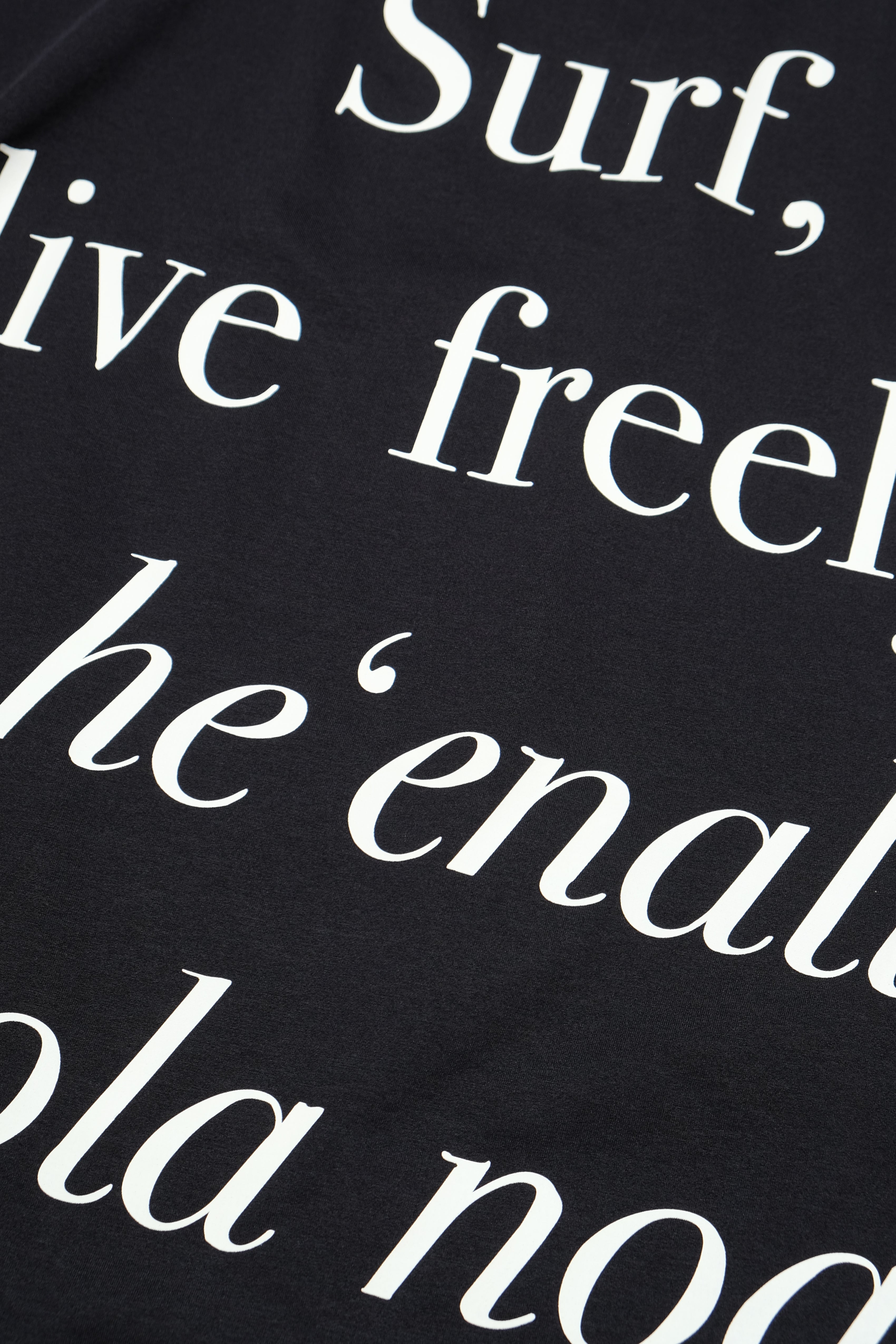 UPF T-Shirt - Live Freely - Black - Shigira Resort