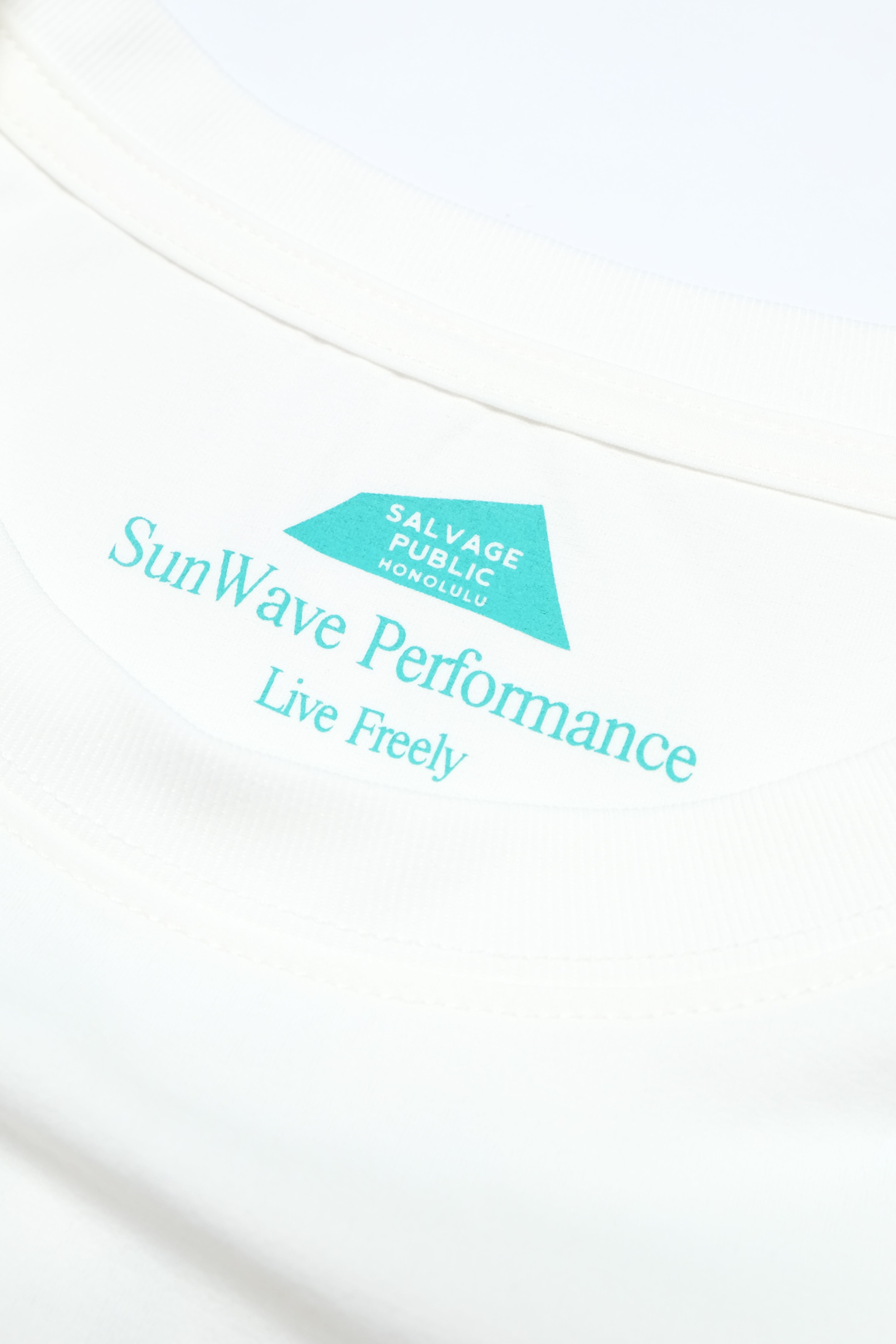 UPF T-Shirt - Live Freely - White - Shigira Resort