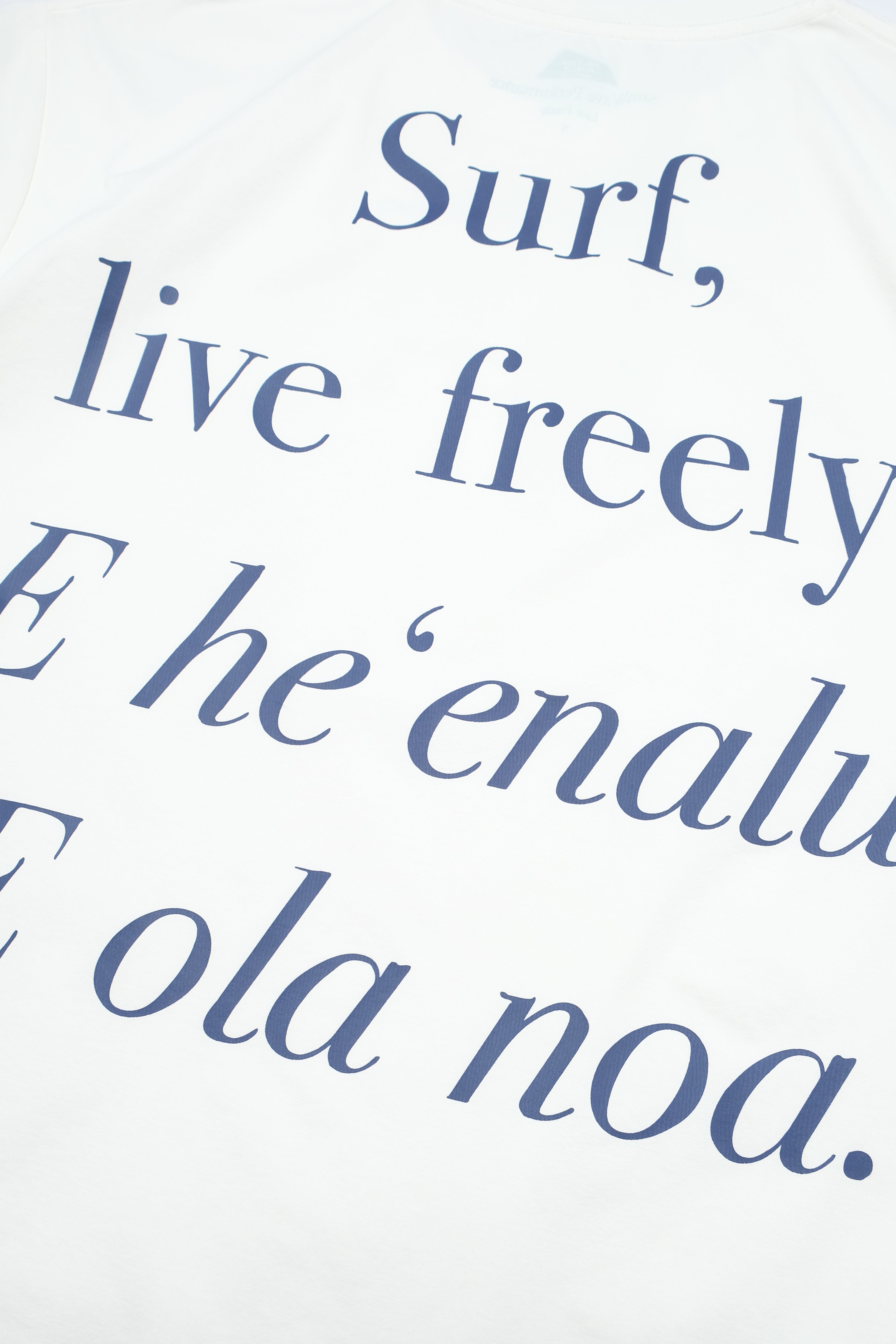 UPF T-Shirt - Live Freely - White - Shigira Resort
