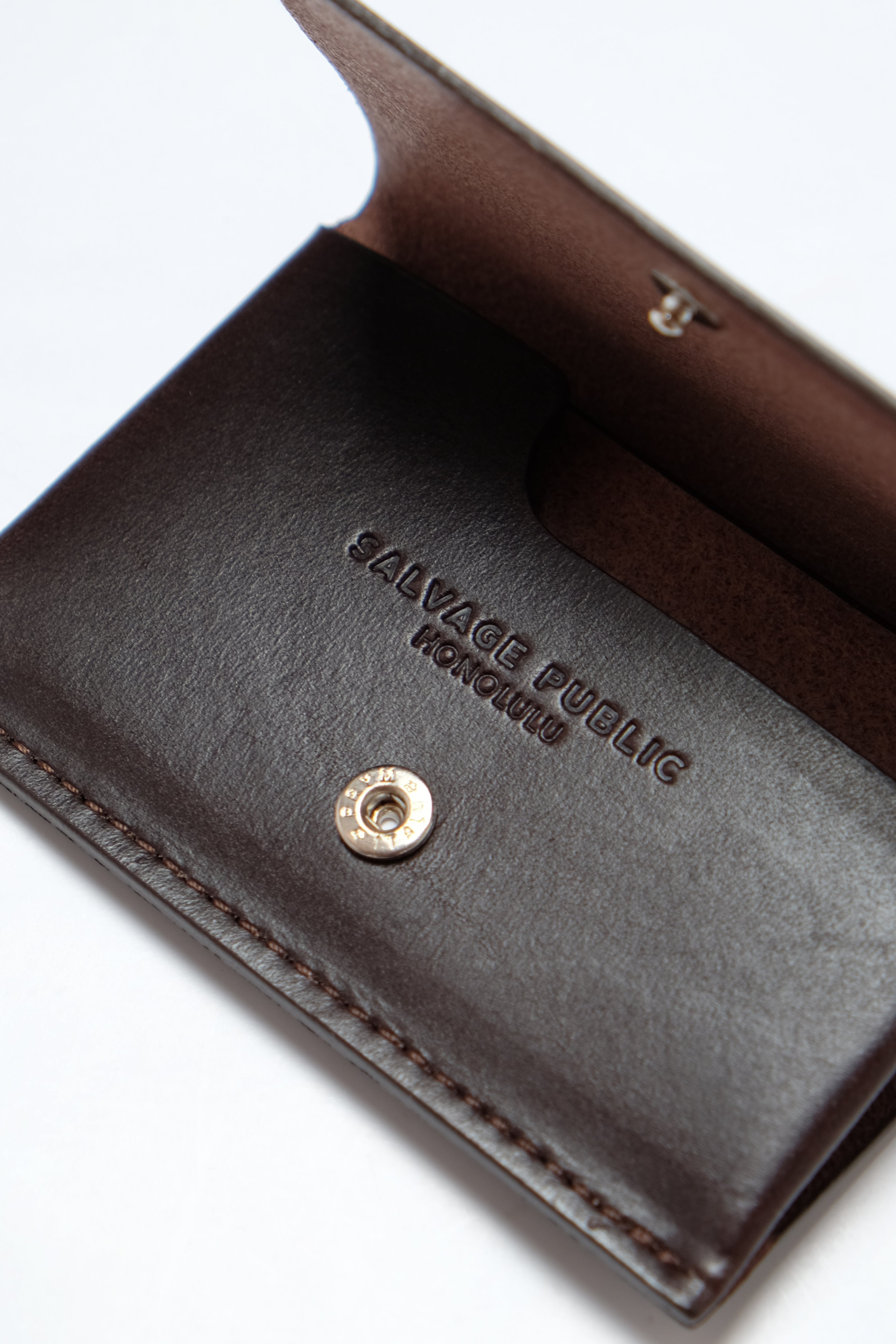 Leather Card Case - Brown