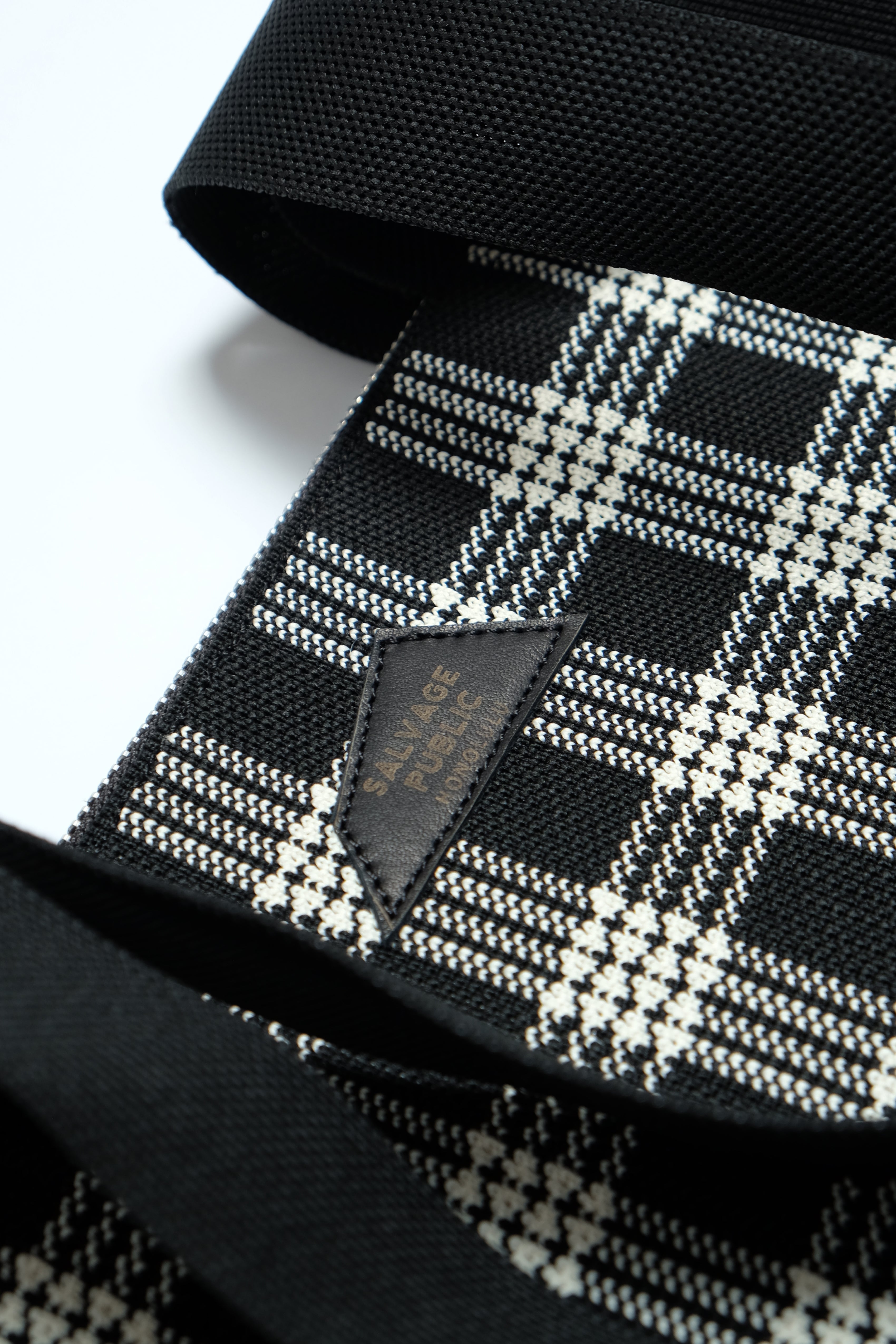 Jacquard Weekender Bag - Palaka - Black