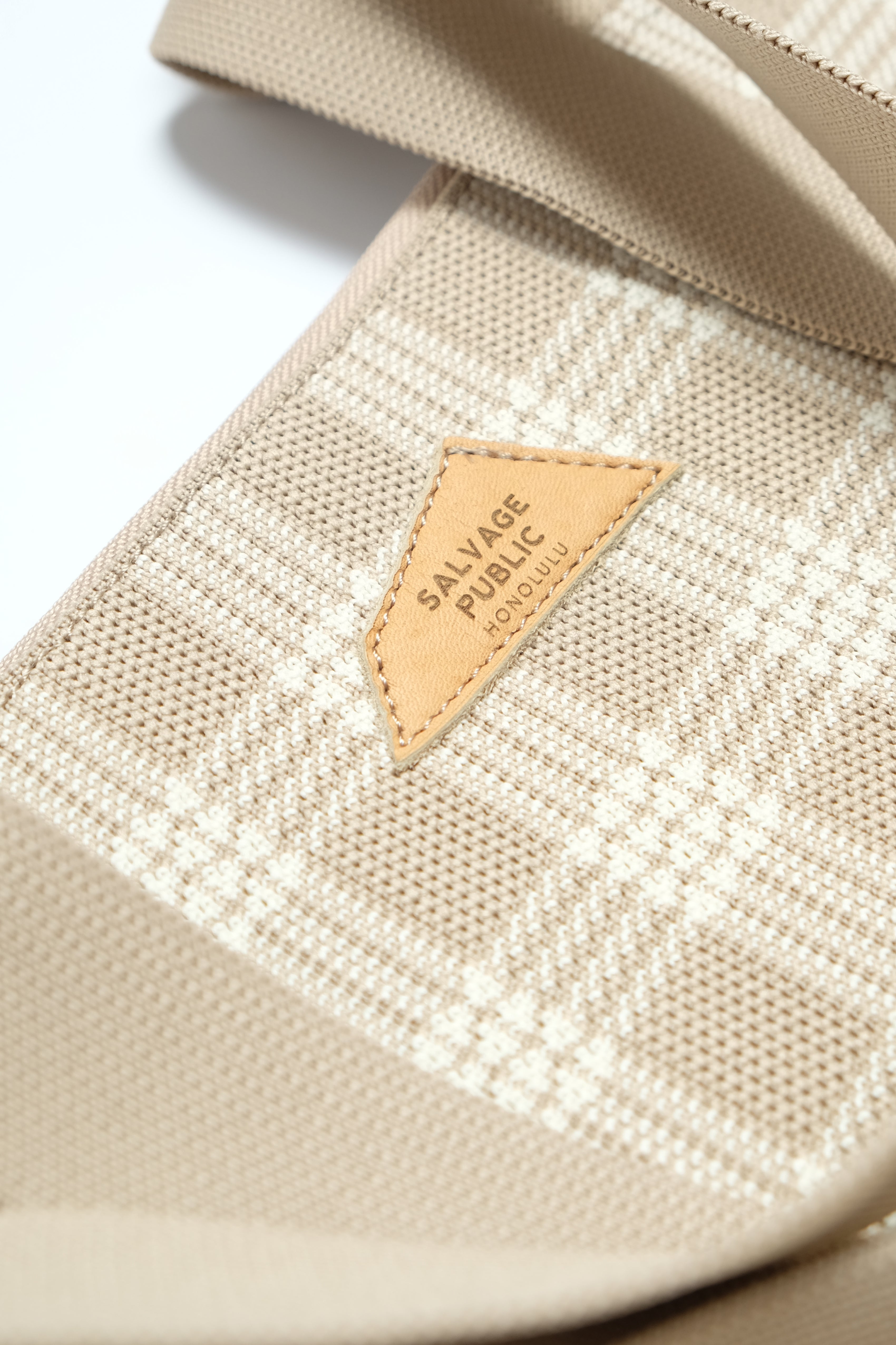 Jacquard Weekender Bag - Palaka - Tan