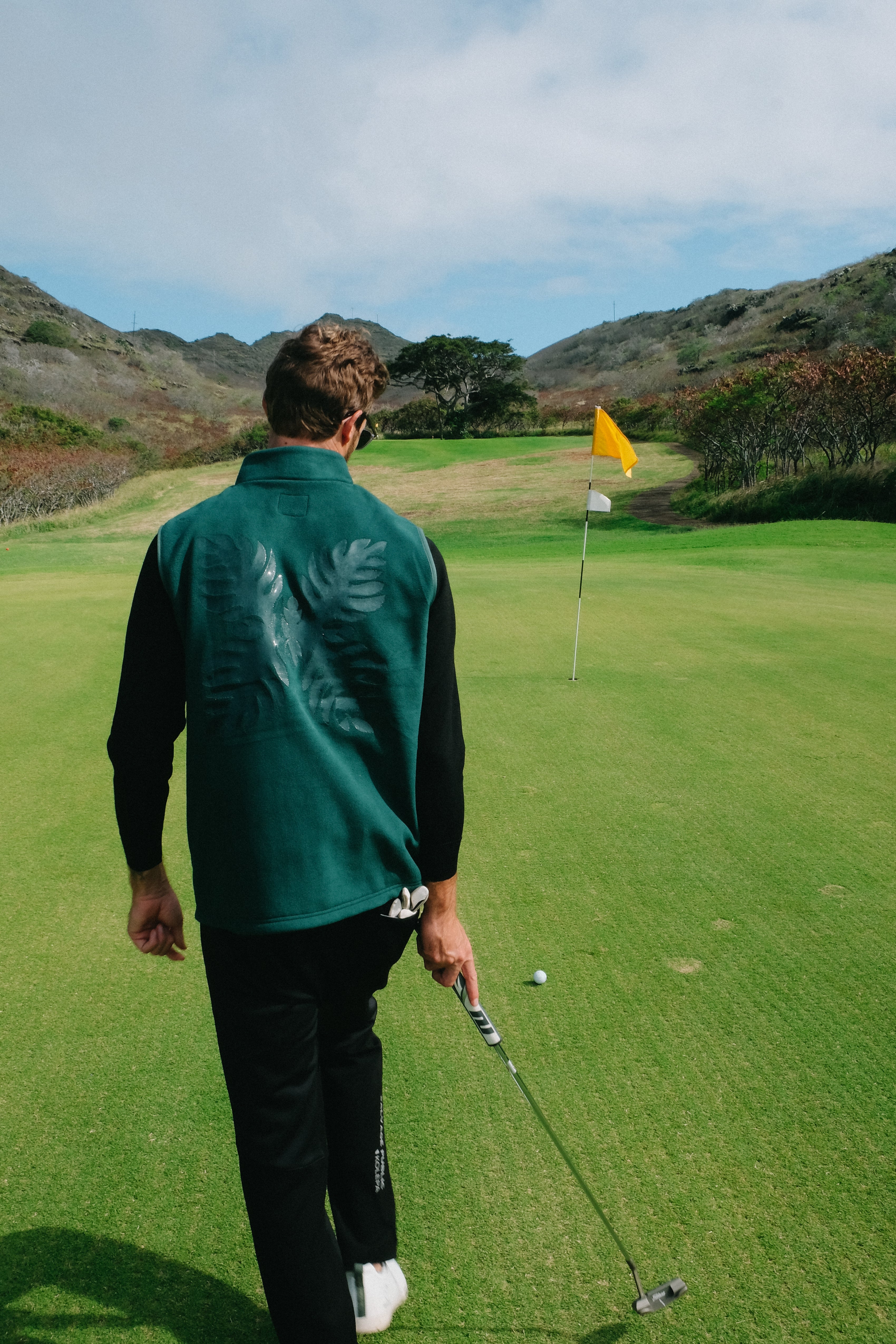 Wela Fleece Vest - Green