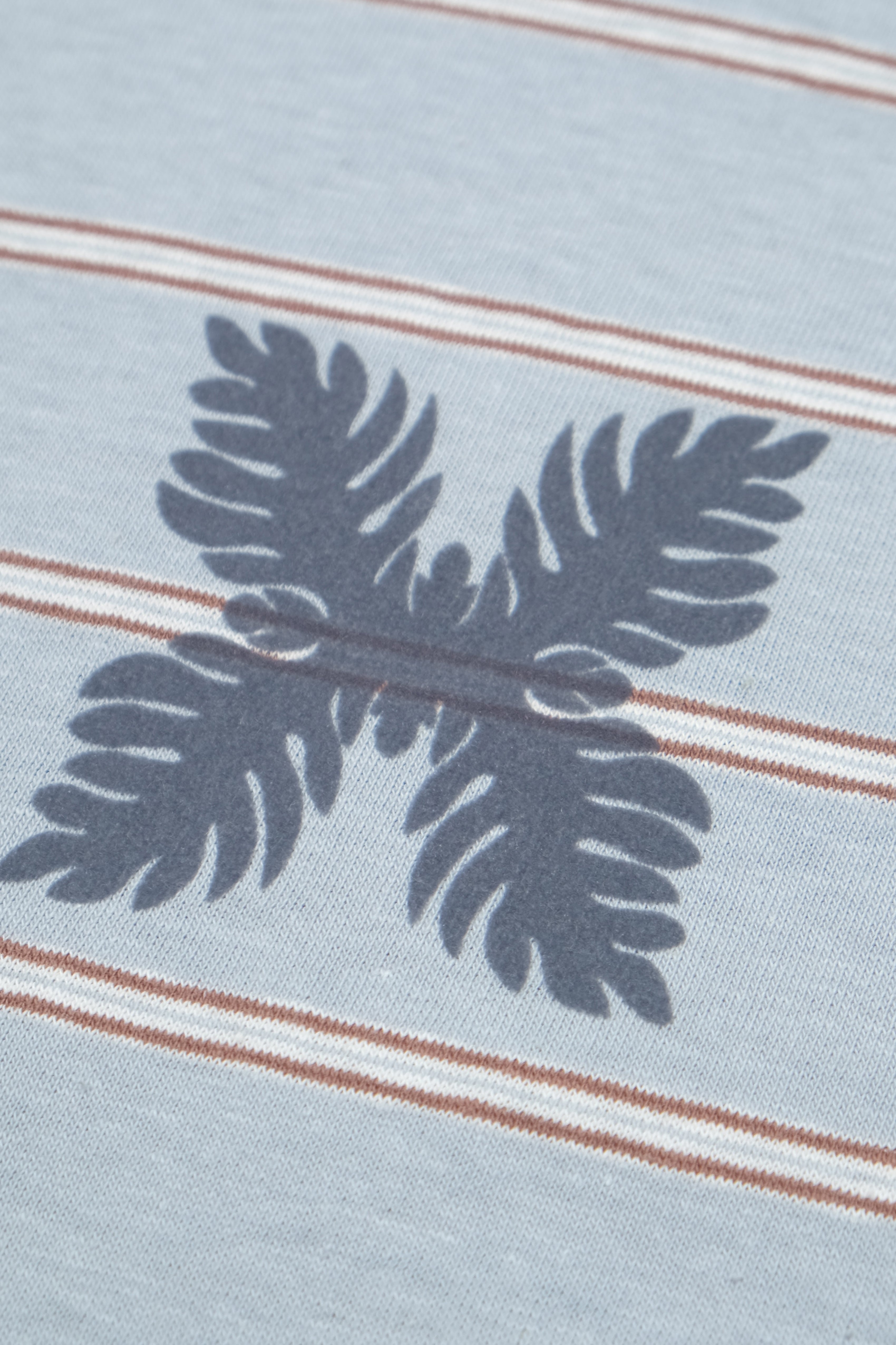Women's T-Shirt - TomBoy Stripe - Sky Blue