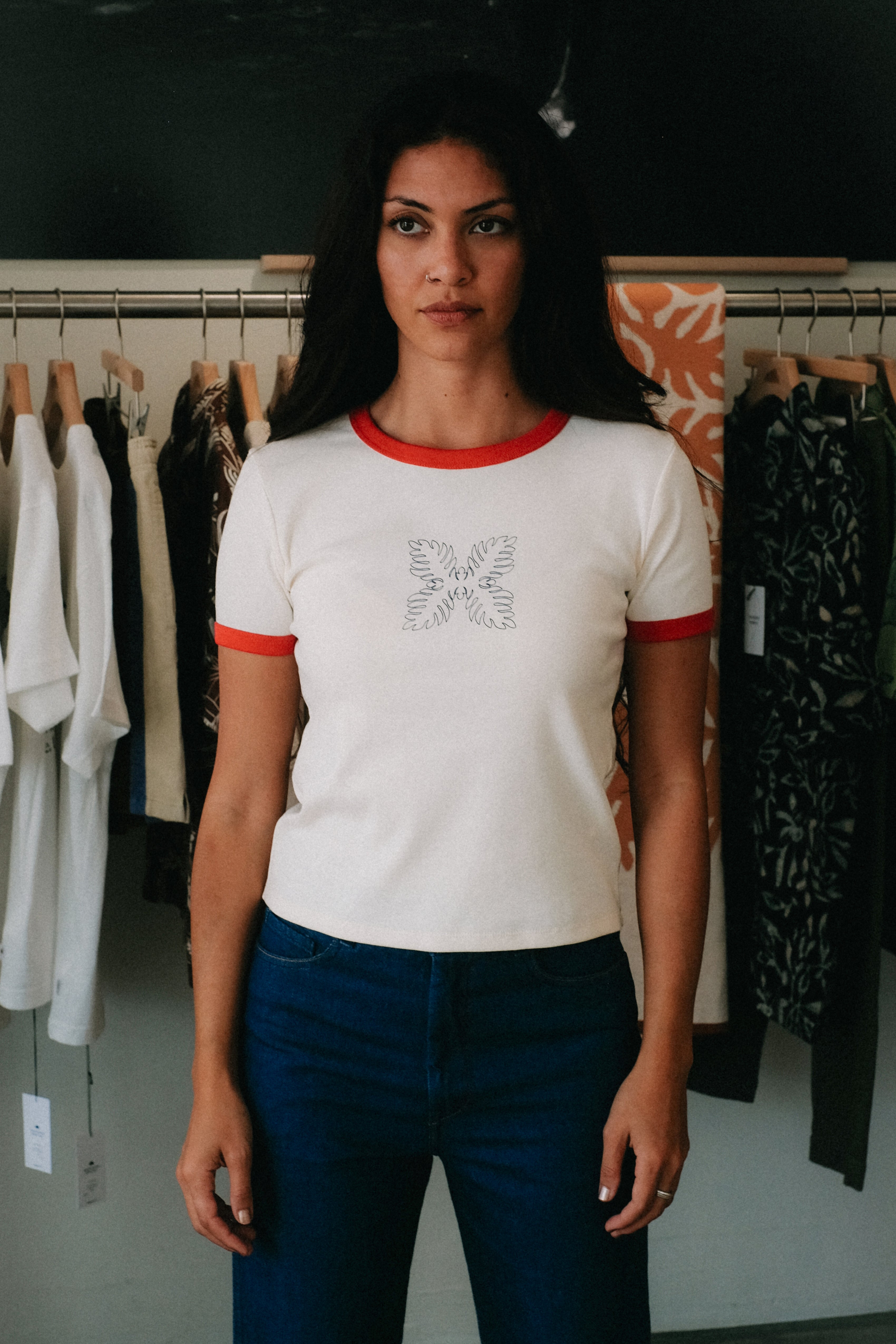 Women's T-Shirt - Lauaʻe - Macadamia
