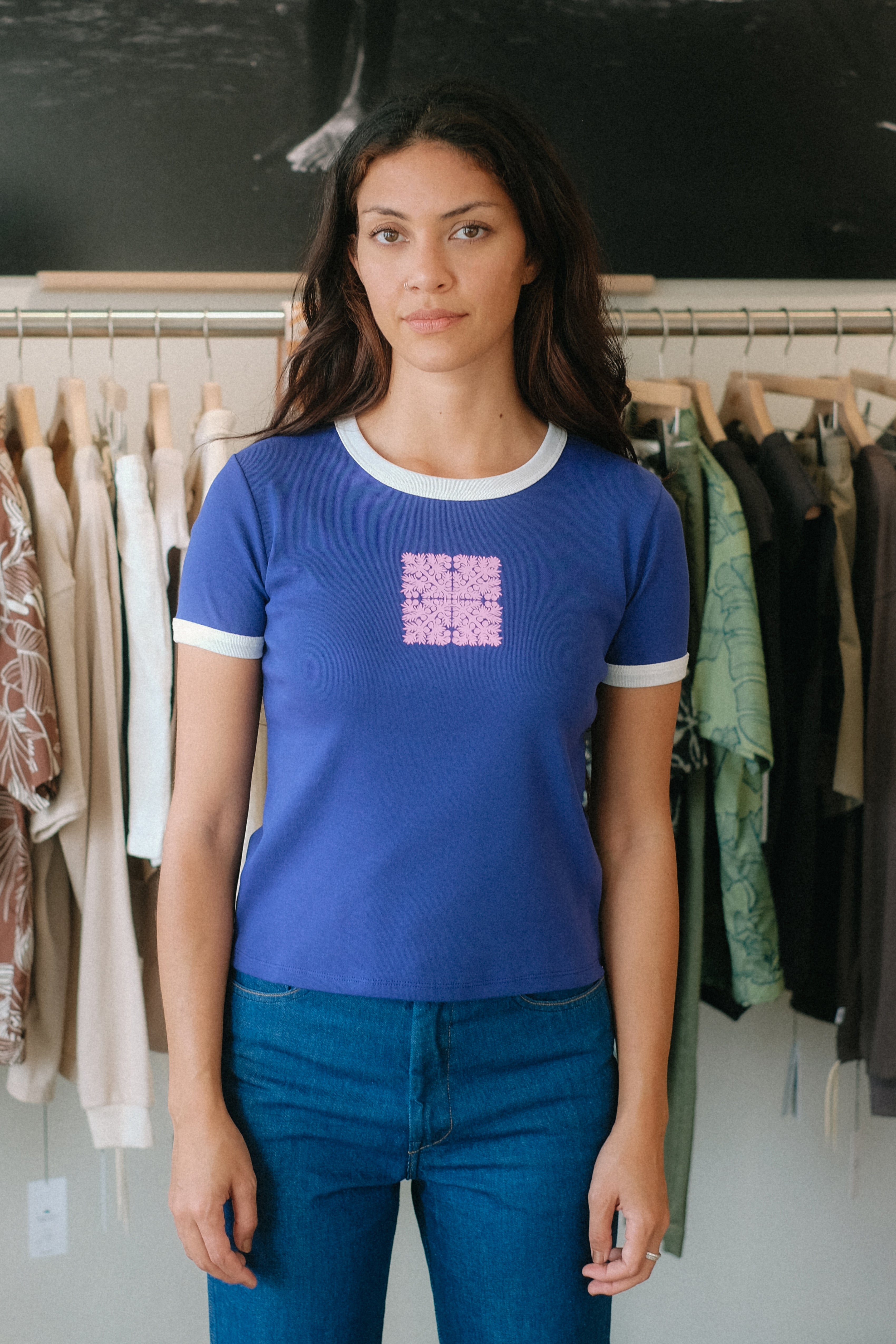 Women's T-Shirt - 'Ulu - Blue Shadow
