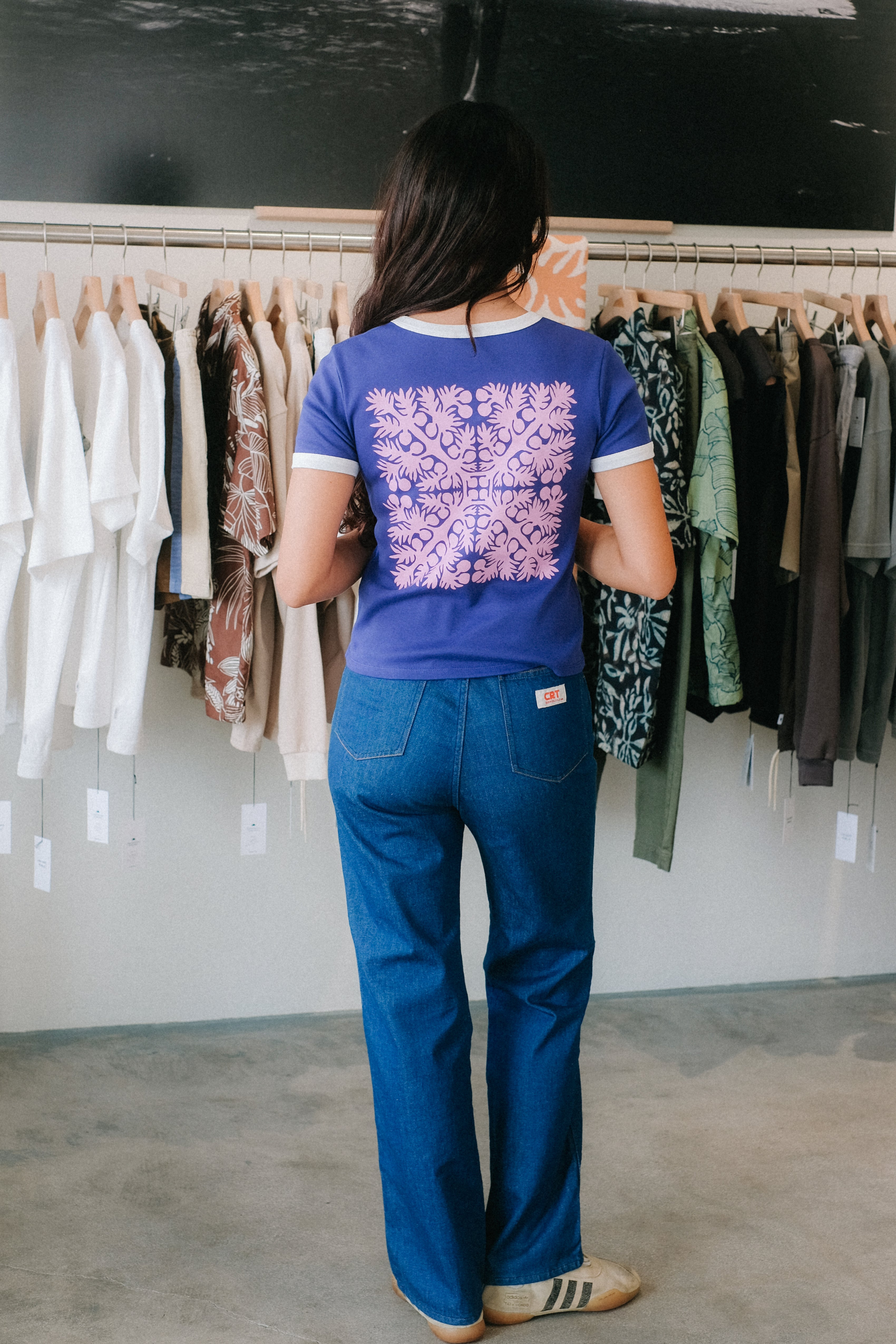 Women's T-Shirt - 'Ulu - Blue Shadow