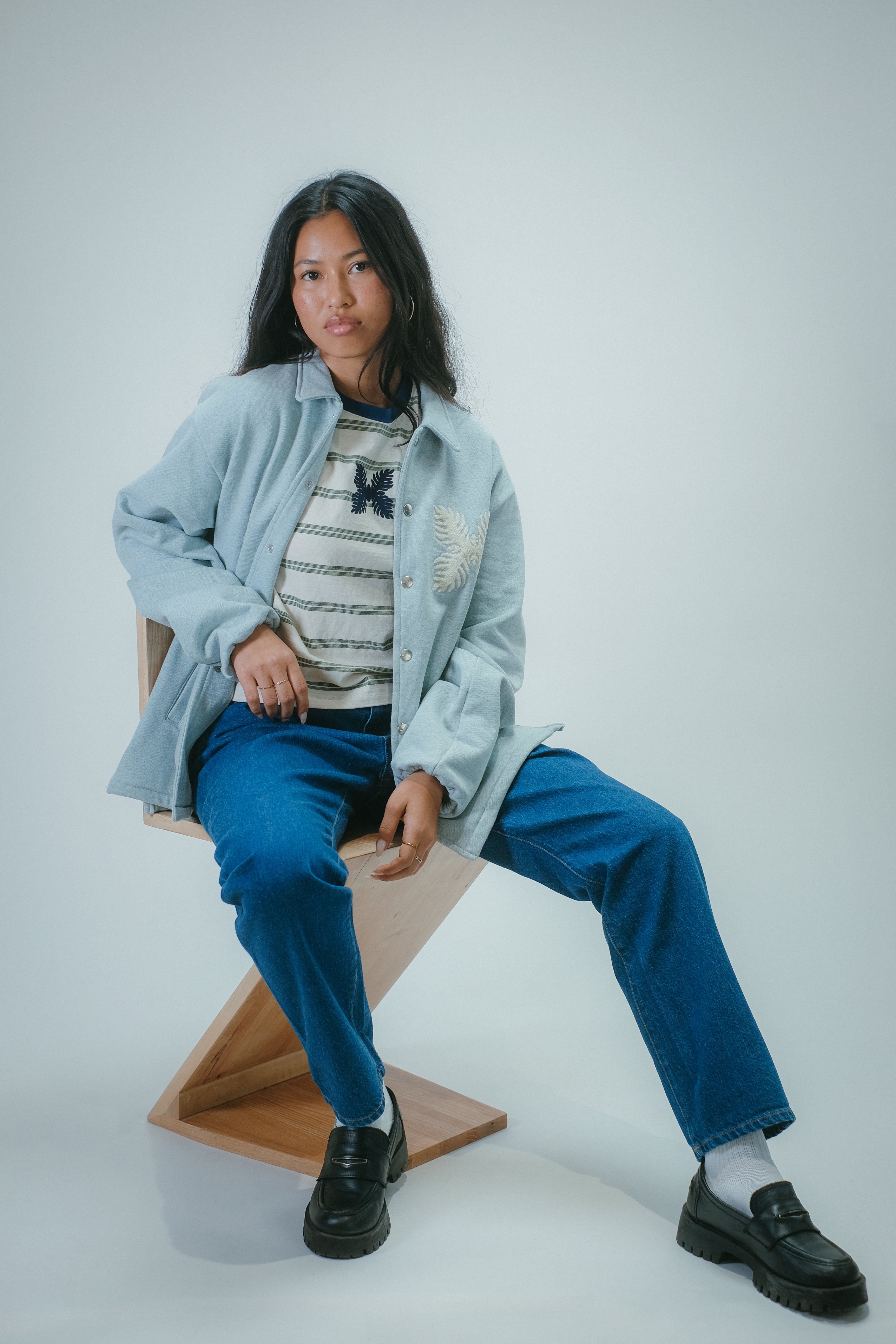 Women's T-Shirt - Emotion Stripe - Ecru