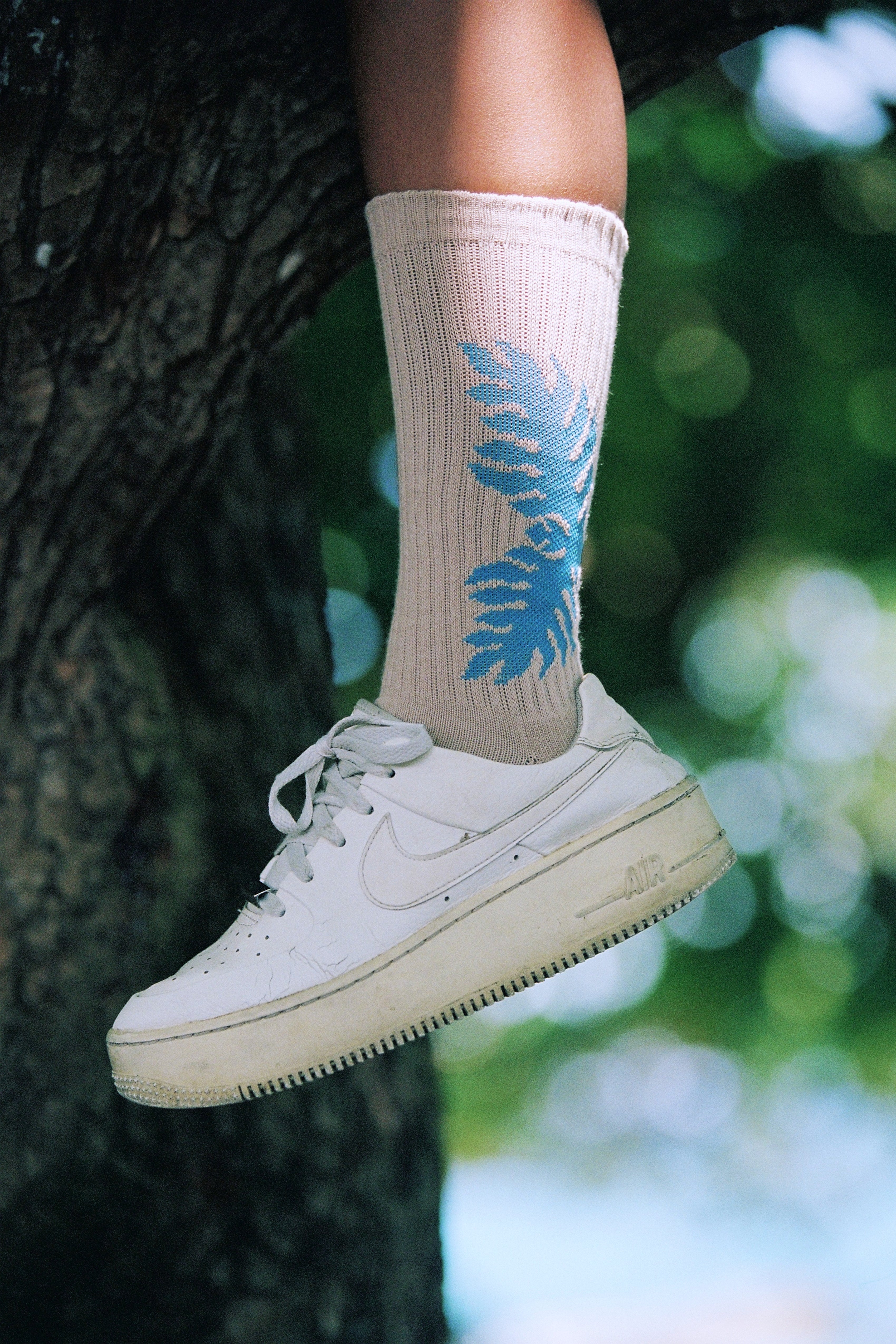 Socks - Lauaʻe - Macadamia/Kiwi