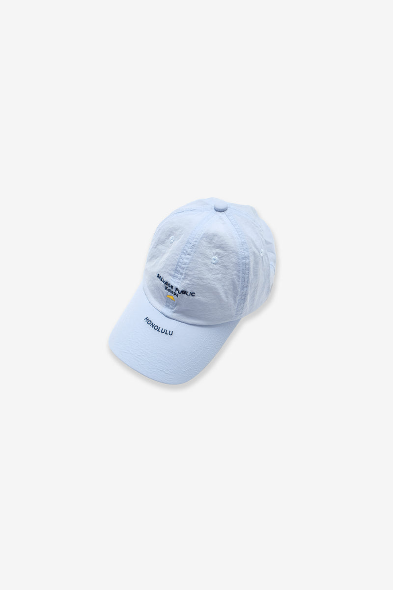 Pepa Nylon 6 Panel Cap - Ocean Blue