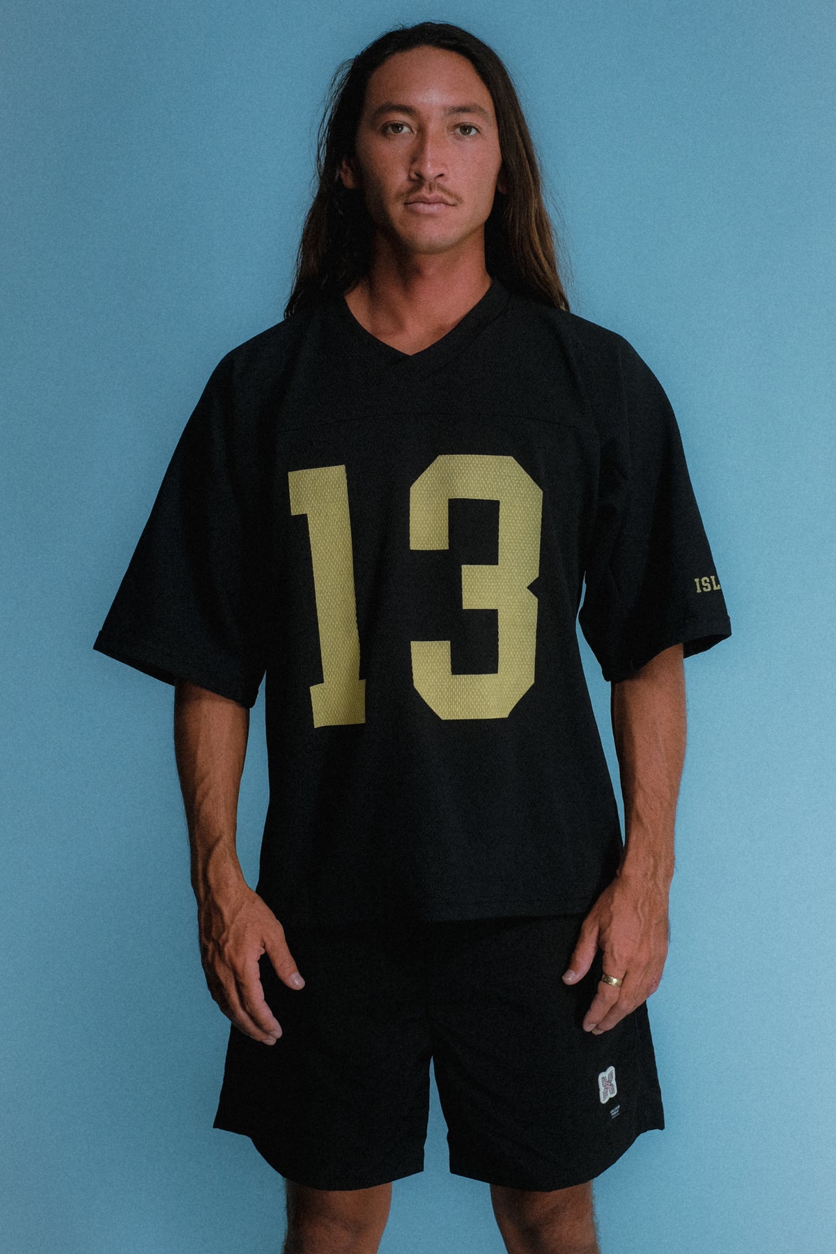 Honeycomb Football Half Sleeve - 13 - Black