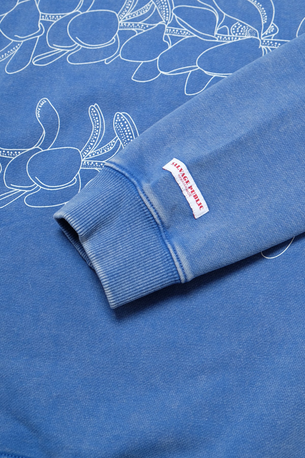Beach Crewneck - Double Lei - Royal Blue