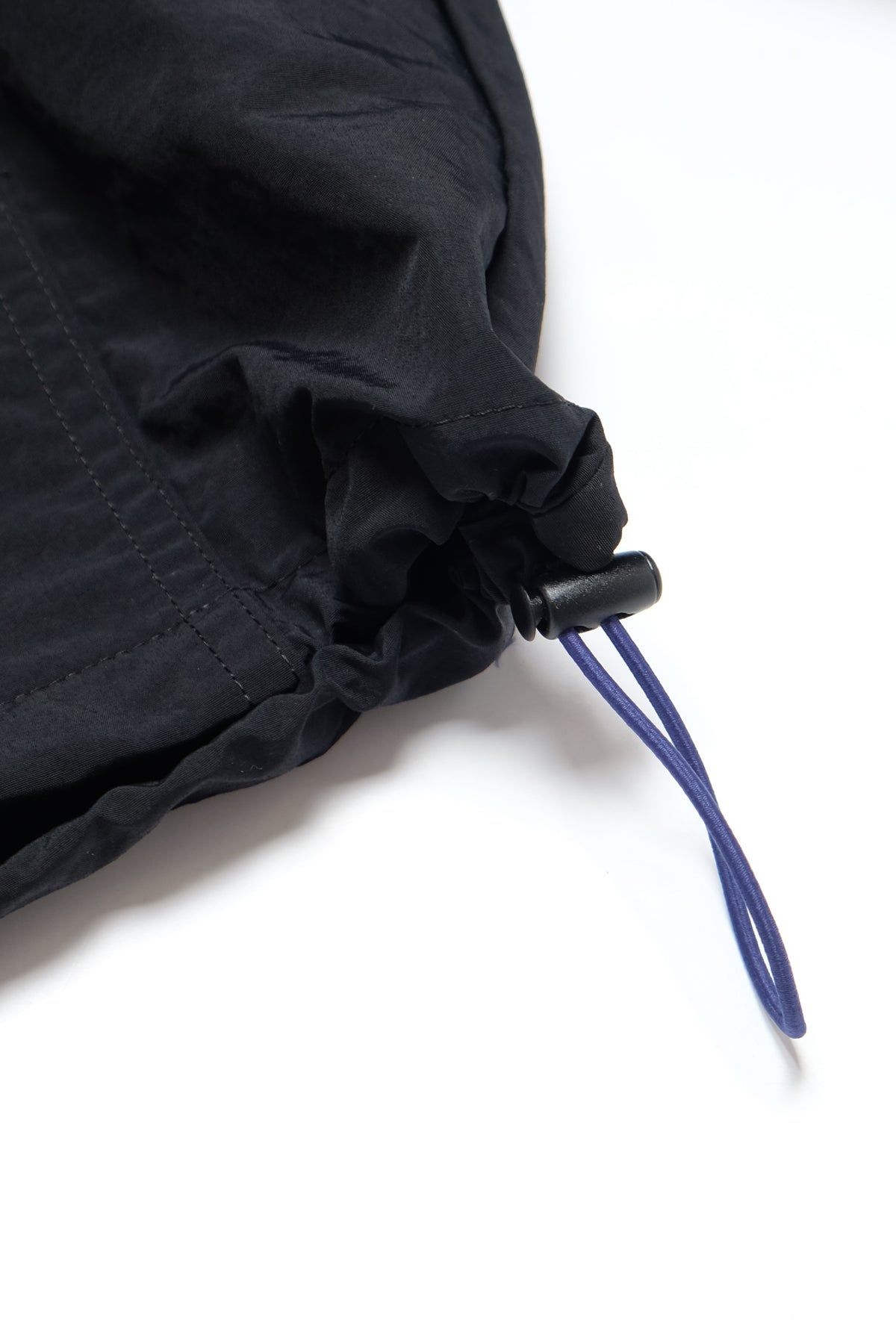 Stripe Anorak Jacket - Black