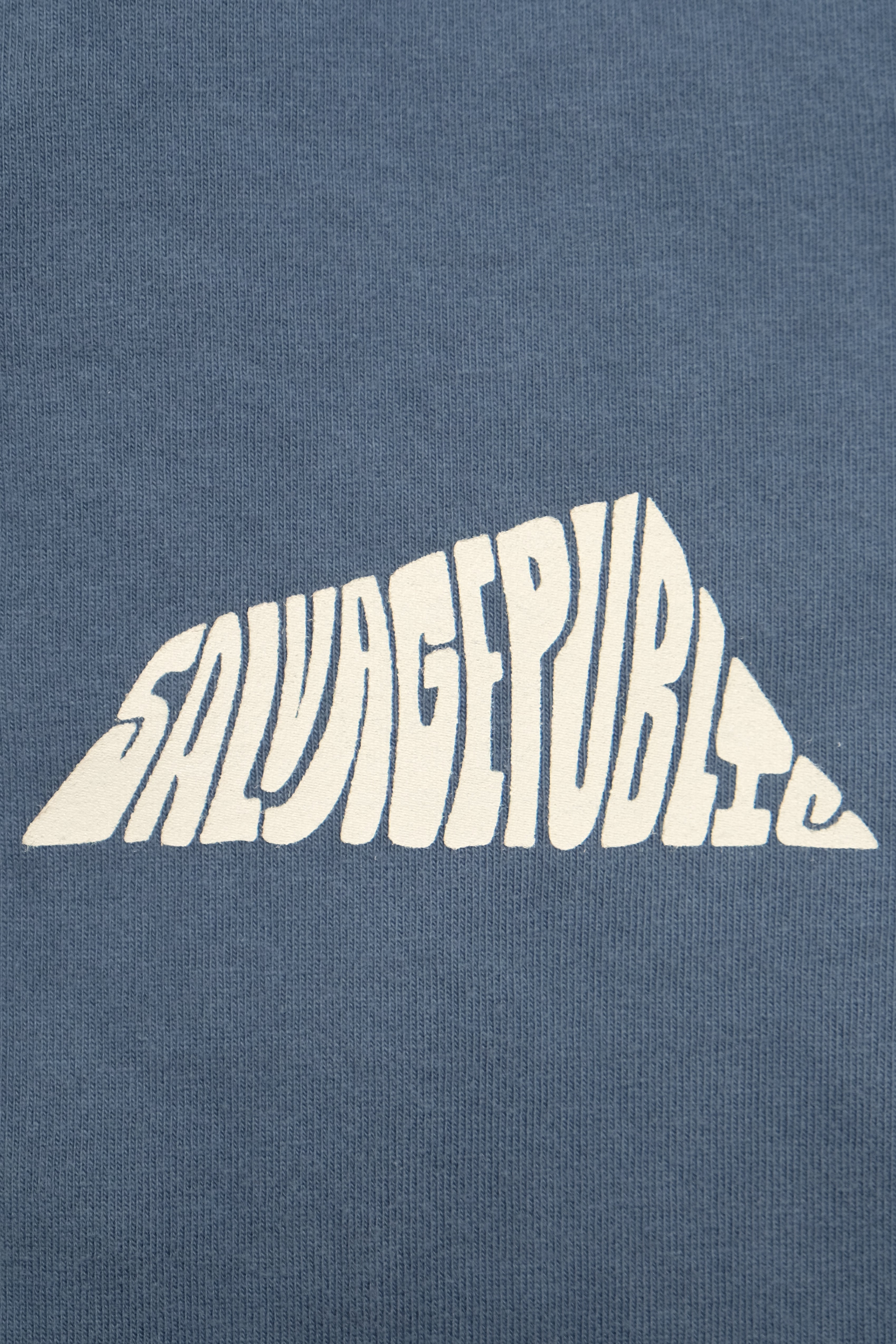 Longsleeve T-Shirt - Hand-Drawn - Stone Blue