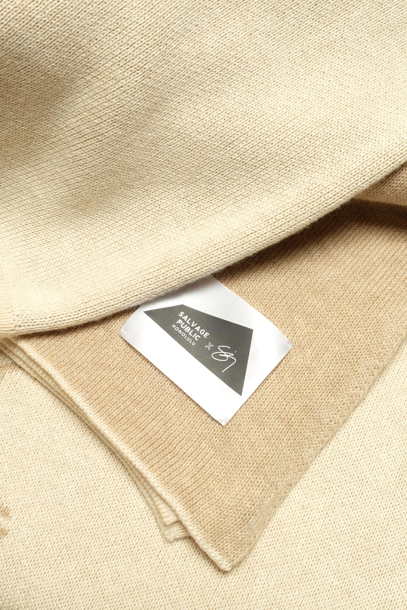 Salvage Public x Sig Zane Designs - Jacquard Throw Blanket - Natural