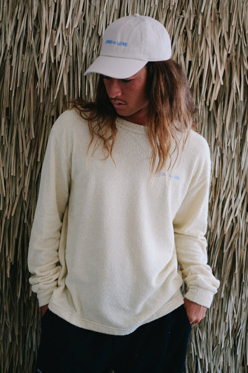 Beach Towel Longsleeve - Aloha is Love - Natural