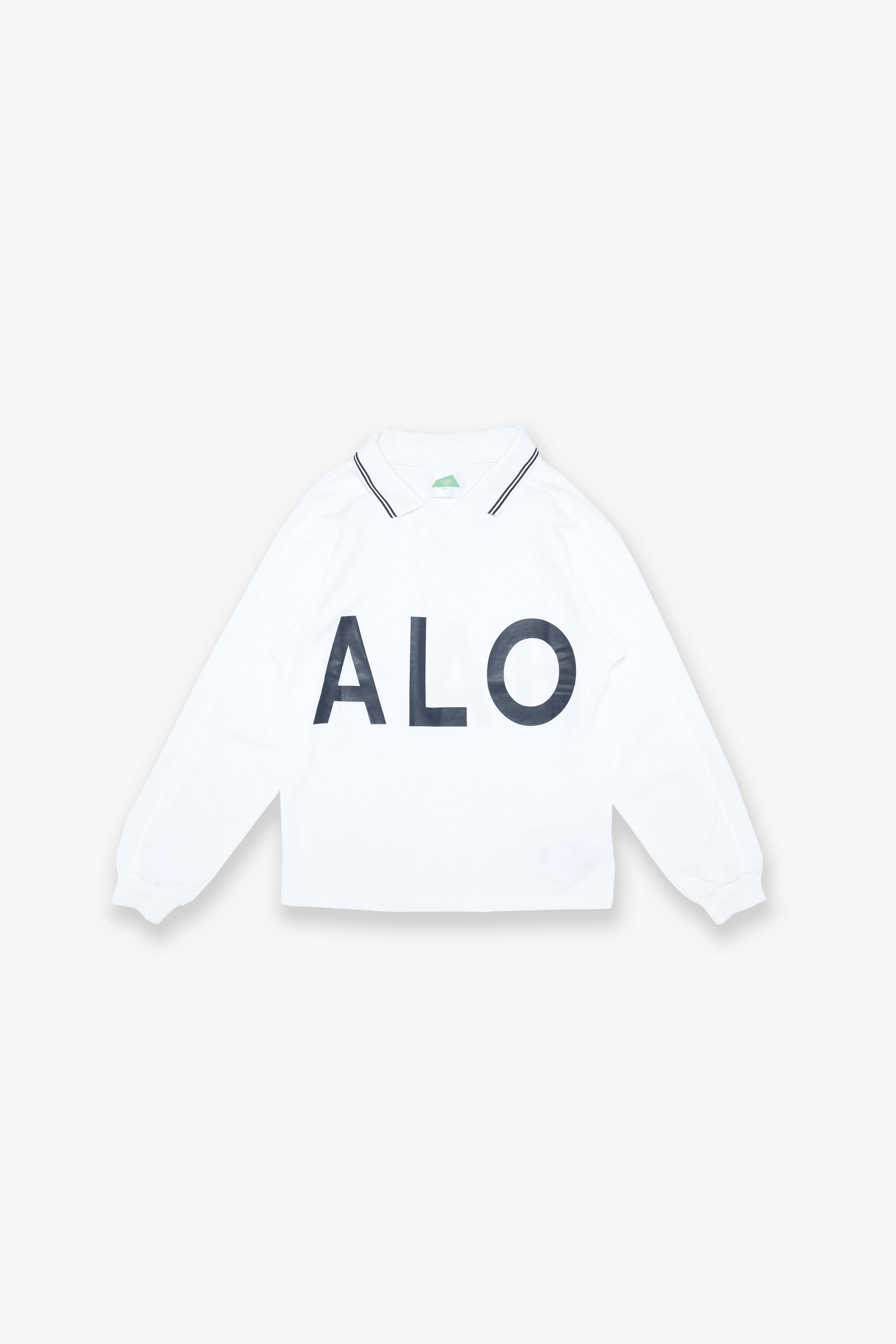 ʻAlapaina Vneck Polo - Big Aloha - White