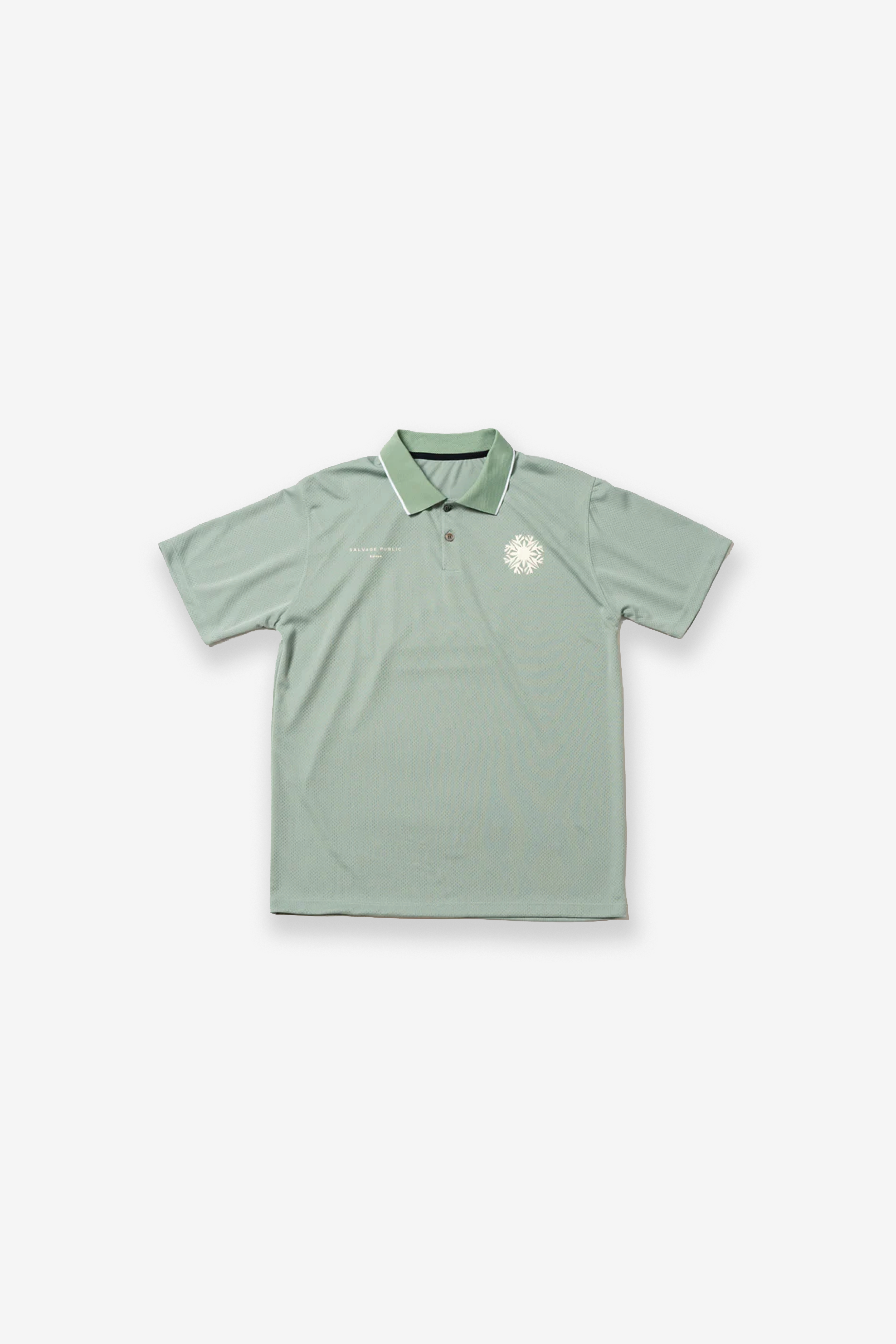 Hunakai Mesh Polo - Never Up - Sage
