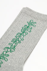 Socks - Pua - HeatherGrey/Green