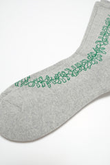 Socks - Pua - HeatherGrey/Green