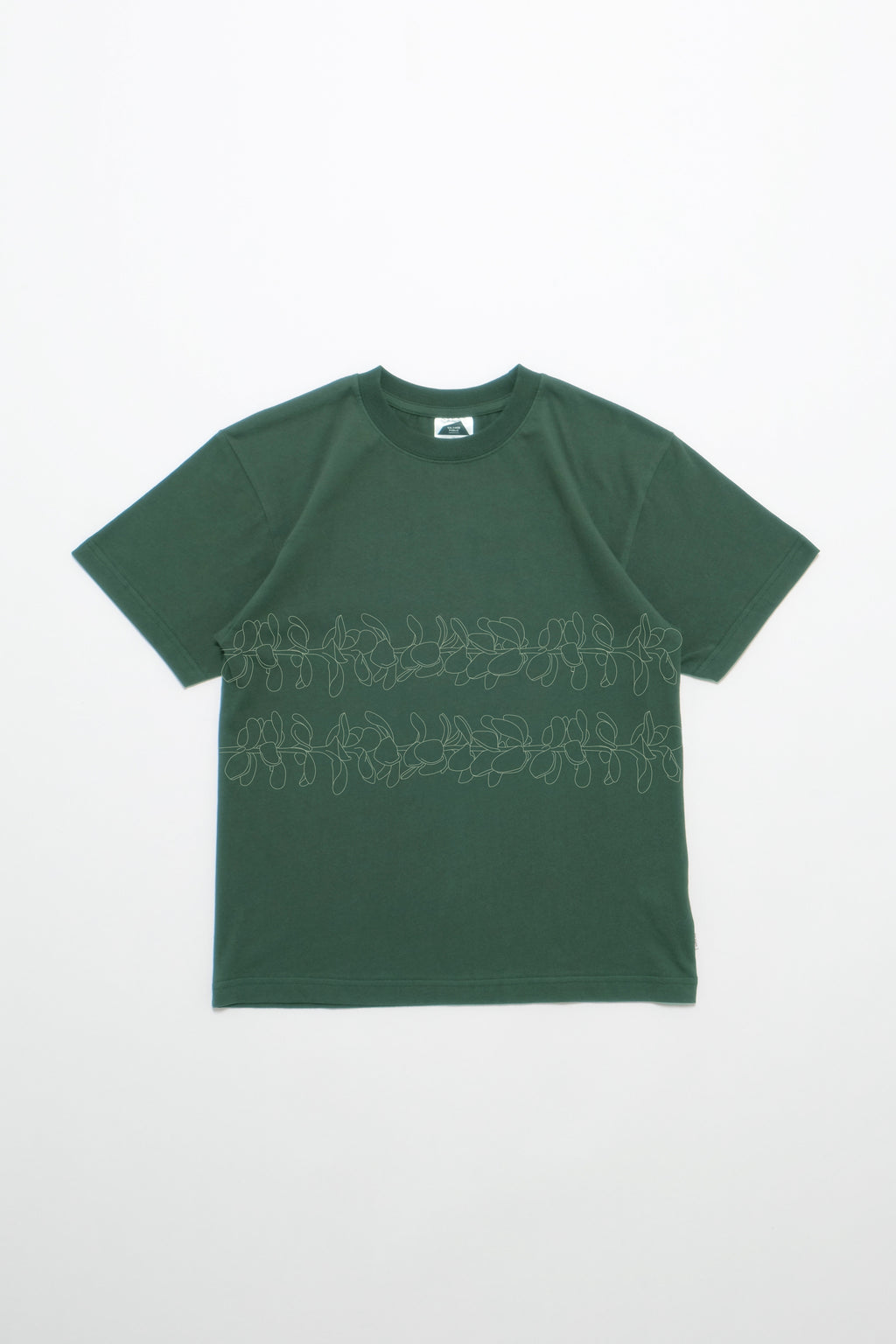 T-Shirt - Double Lei - Forest Green