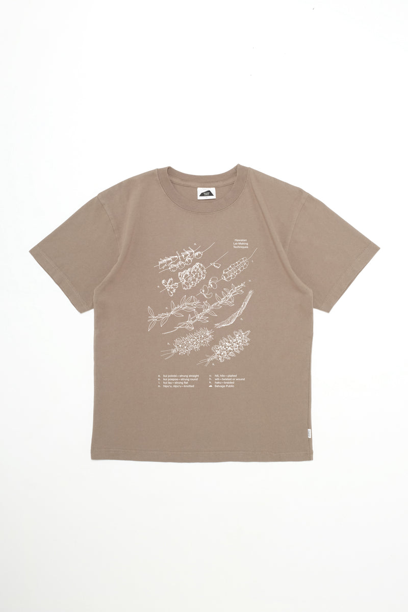 T-Shirt - Hawaiian Lei - Greige