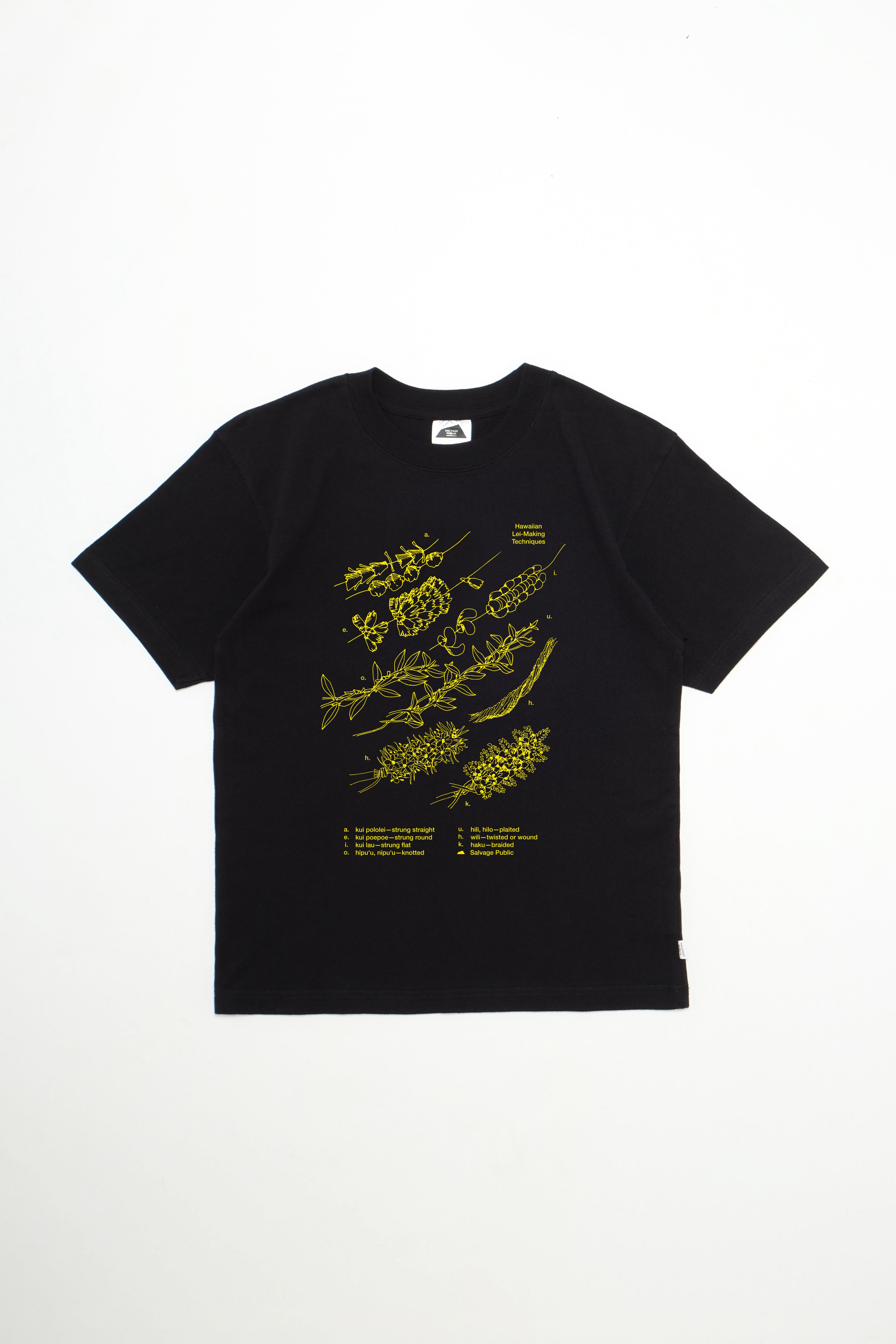 T-Shirt - Hawaiian Lei - Black