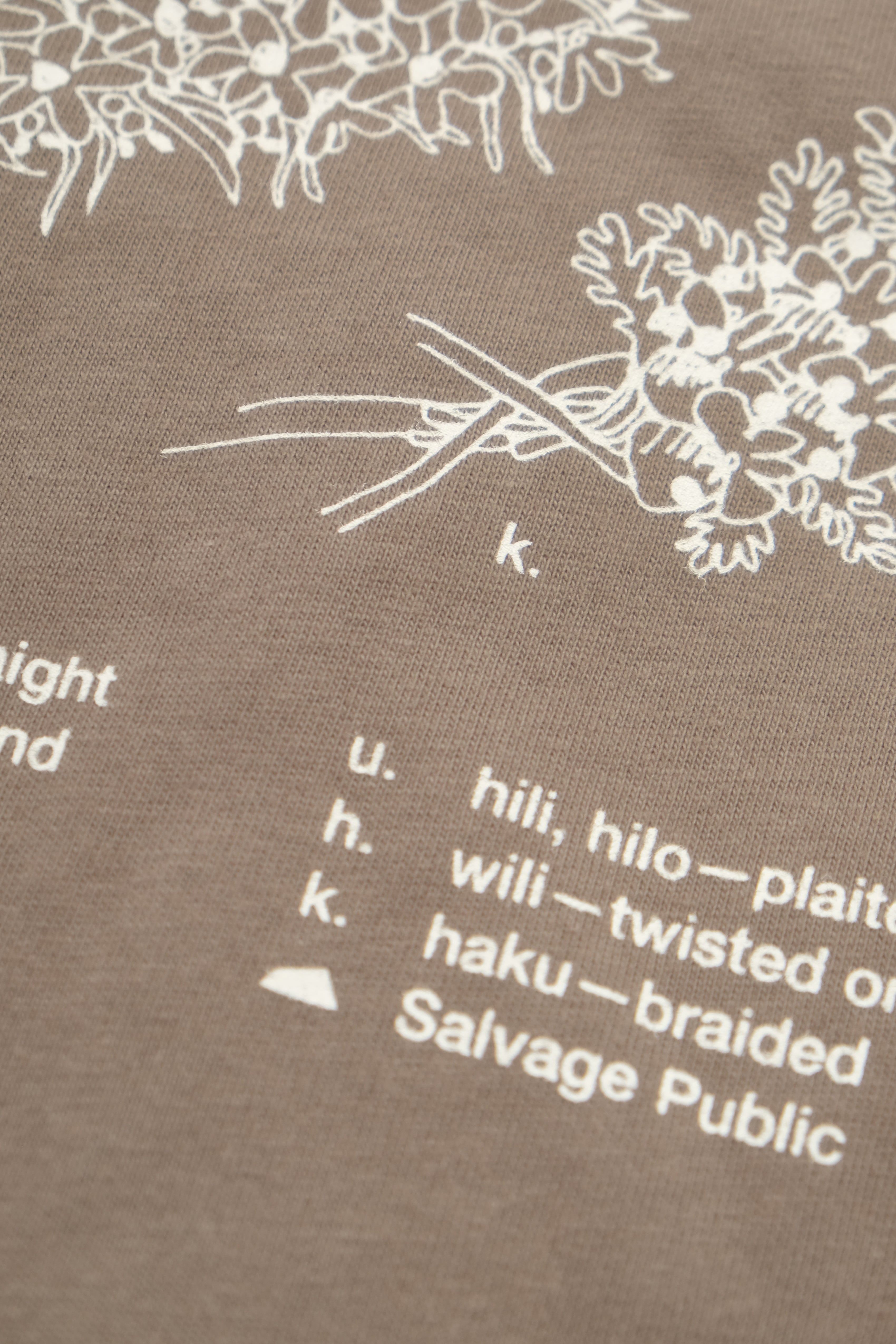T-Shirt - Hawaiian Lei - Greige