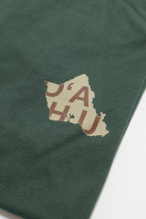 T-Shirt - Oʻahu Outline - Forest Green