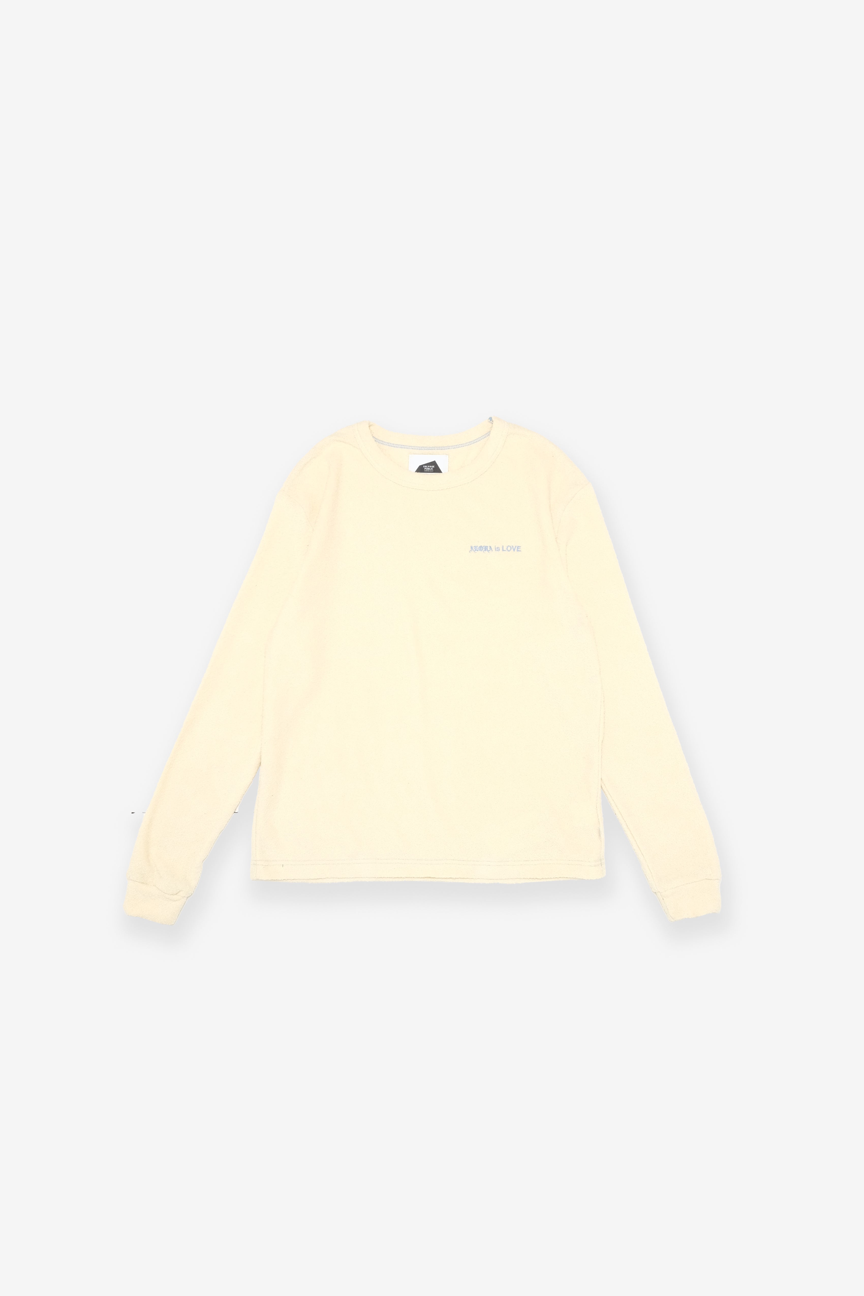 Beach Towel Longsleeve - Aloha is Love - Natural