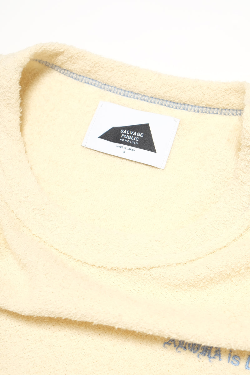 Beach Towel Longsleeve - Aloha is Love - Natural